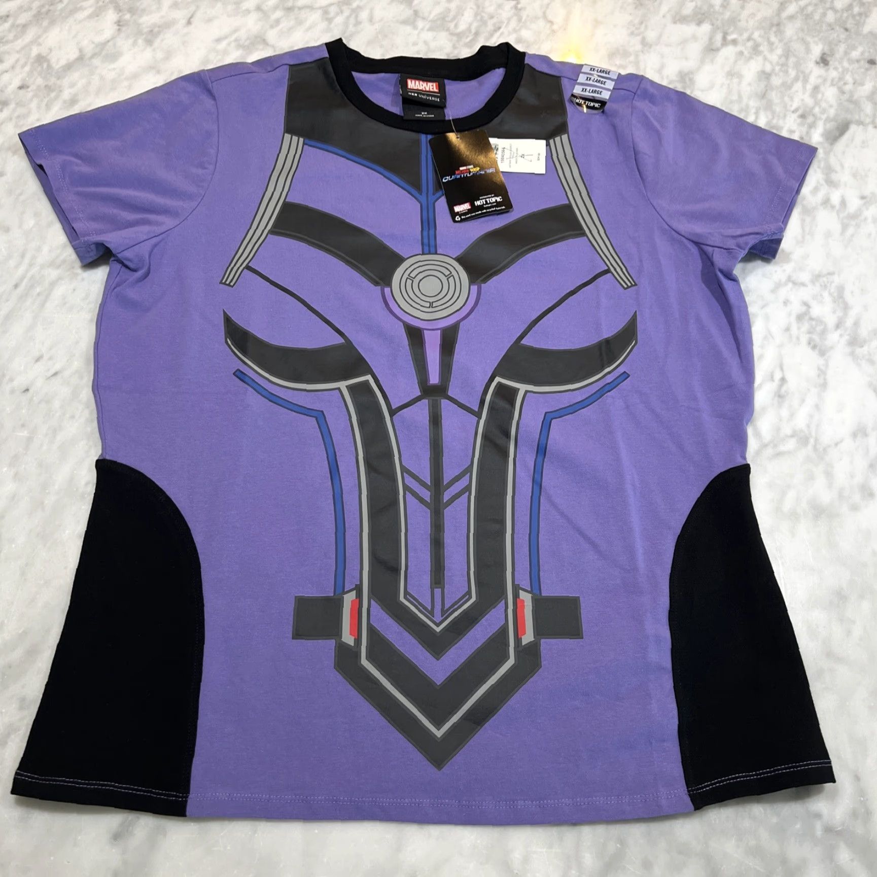 Hot Topic VINTAGE Hot Topic Marvel Ant-Man and The Wasp Shirt 2XL Purple Cosplay T-Shirt Womens Size XXL / US 16-18 / IT 52-54 - 2 Thumbnail