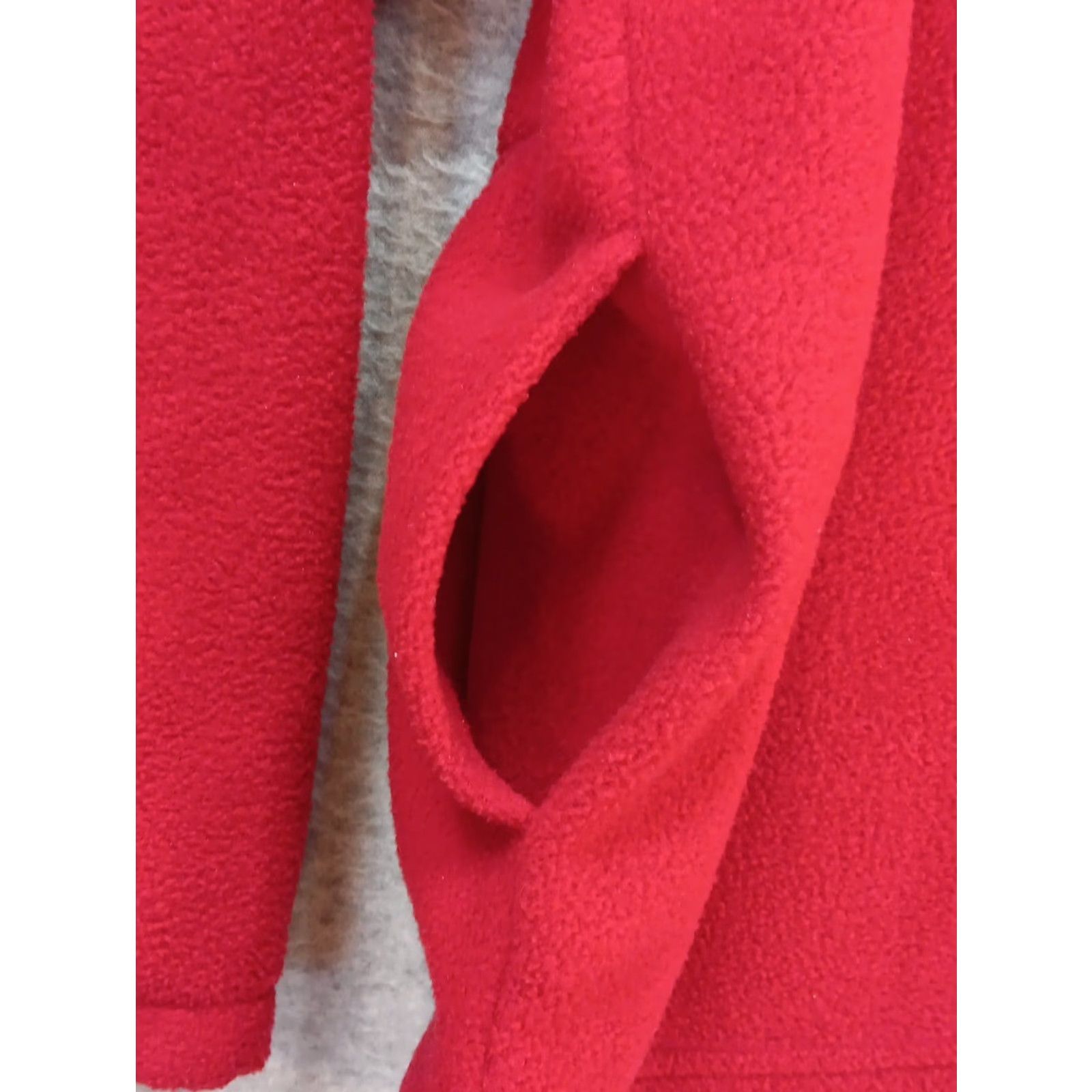 Vintage VINTAGE San Francisco Golden Gate Bridge Embroidered Fleece Pullover Red L 1/4 Zip Mens Sweater Size US L / EU 52-54 / 3 - 7 Thumbnail