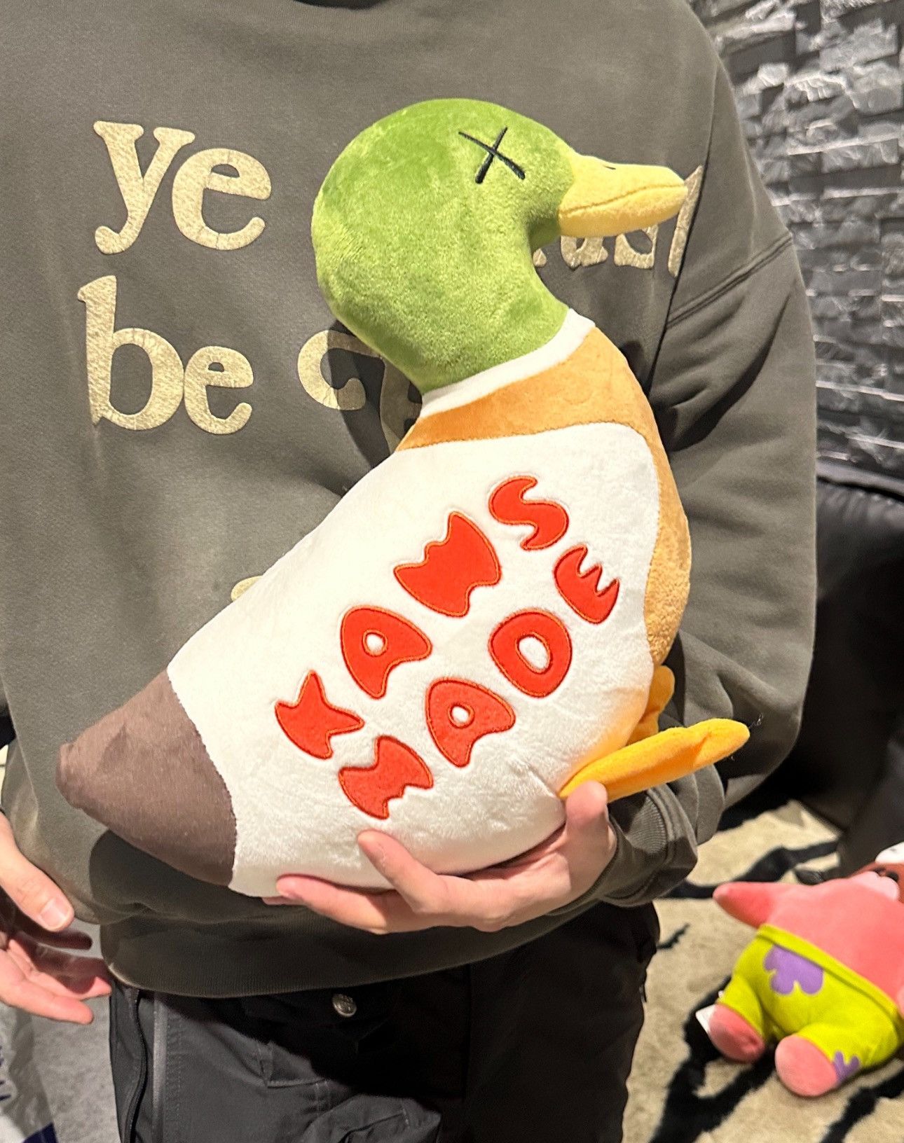 Human Made × Kaws KAWS x Human Made Duck Plush Down Doll | Grailed