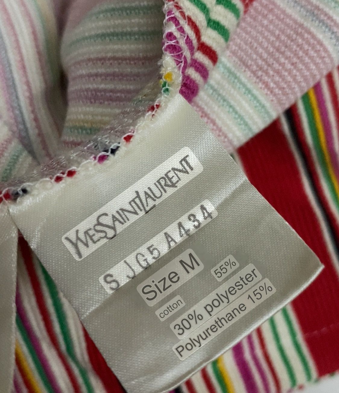 Yves Saint Laurent Yves Saint Laurent vintage striped button dress Size M / US 6-8 / IT 42-44 - 13 Thumbnail