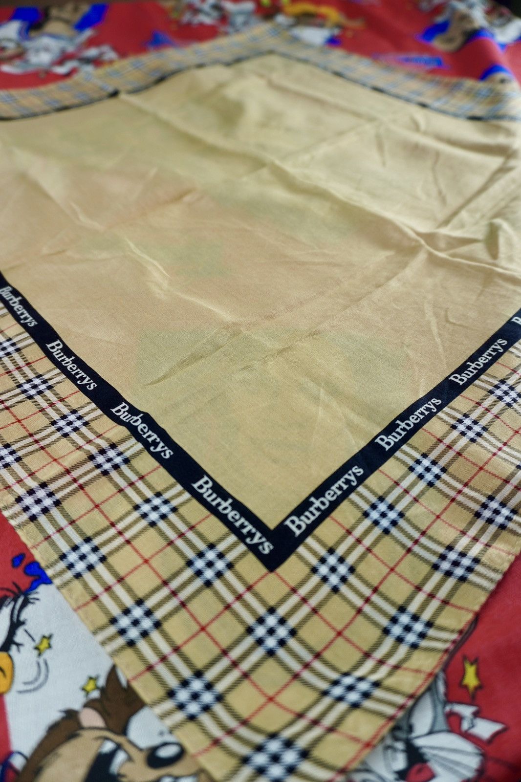 Burberry × Vintage Vintage Burberrys Handkerchief Bandana Luxury Size ONE SIZE - 3 Thumbnail