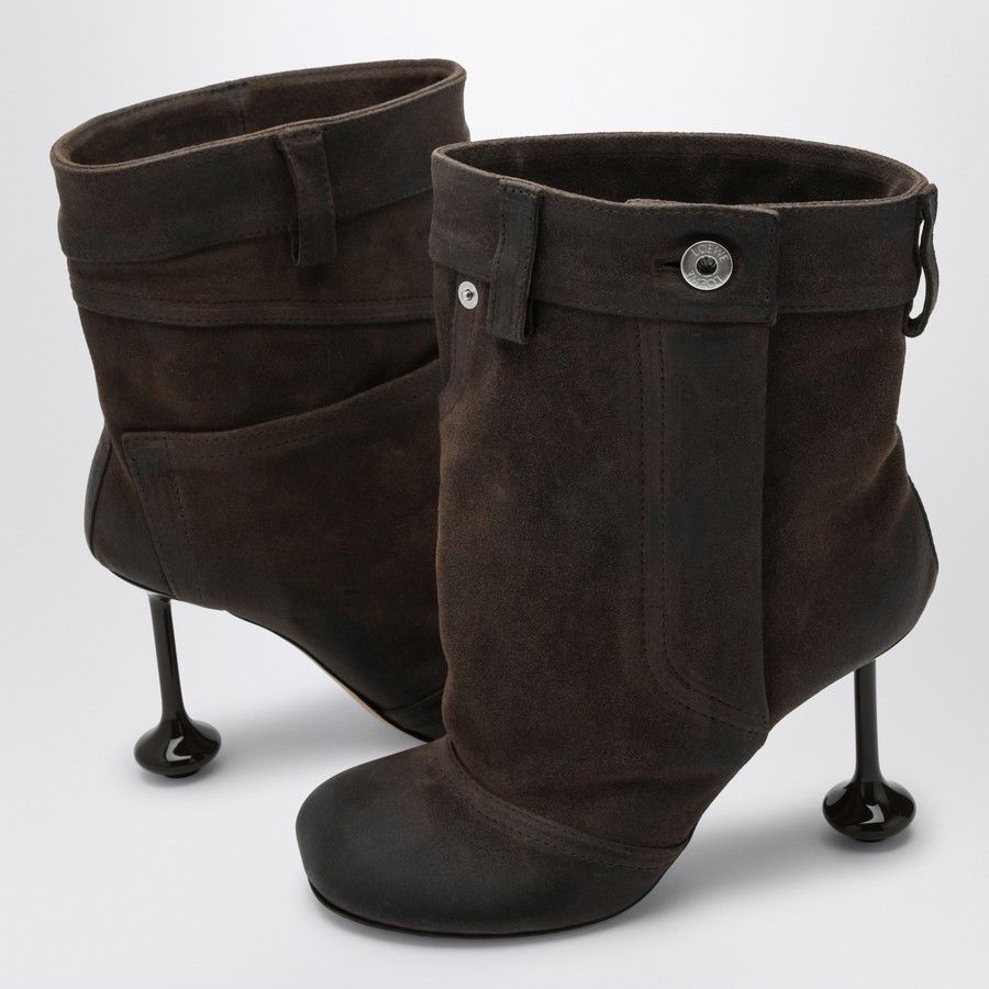Loewe o1d2blof0824 Toy Suede Boot in Brown Size US 9 / IT 39 - 5 Thumbnail