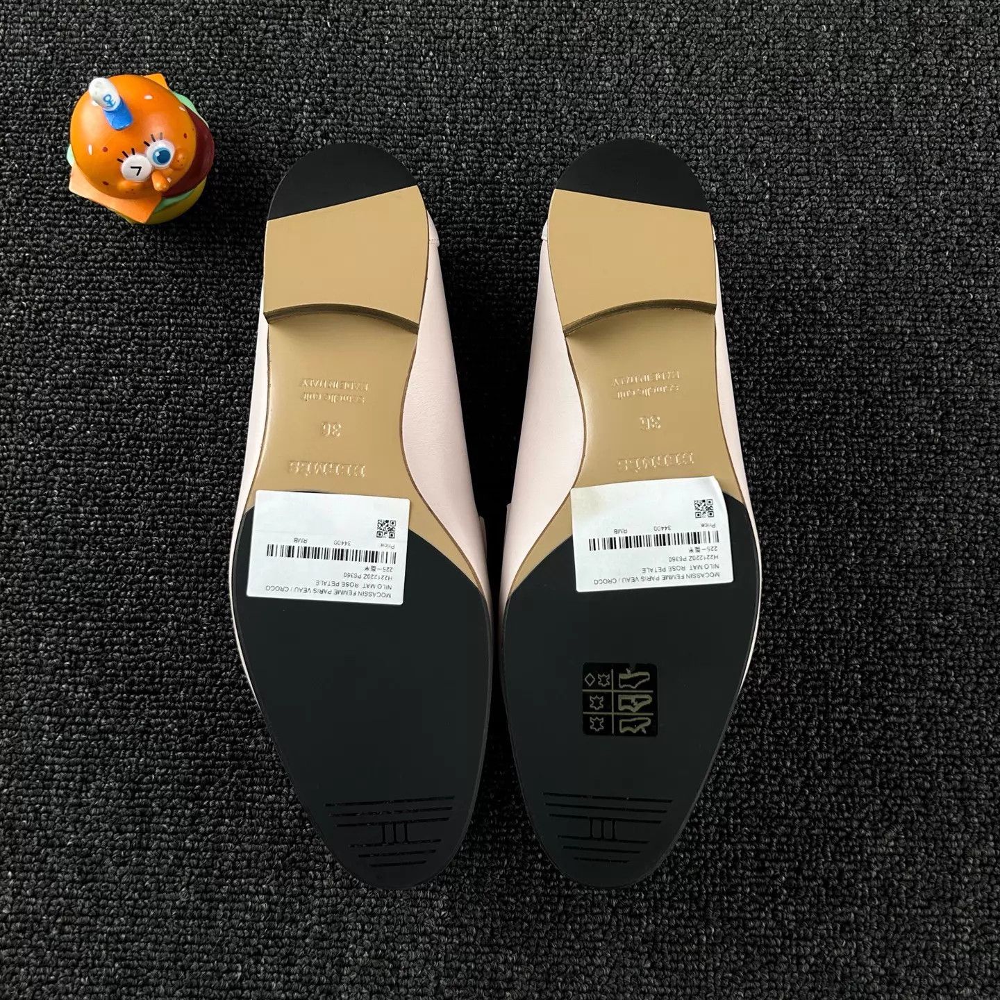 Hermes Hermes Pink Crocodile Leather Loafers 36 Silver Hardware New Size US 5.5 / IT 35.5 - 6 Thumbnail