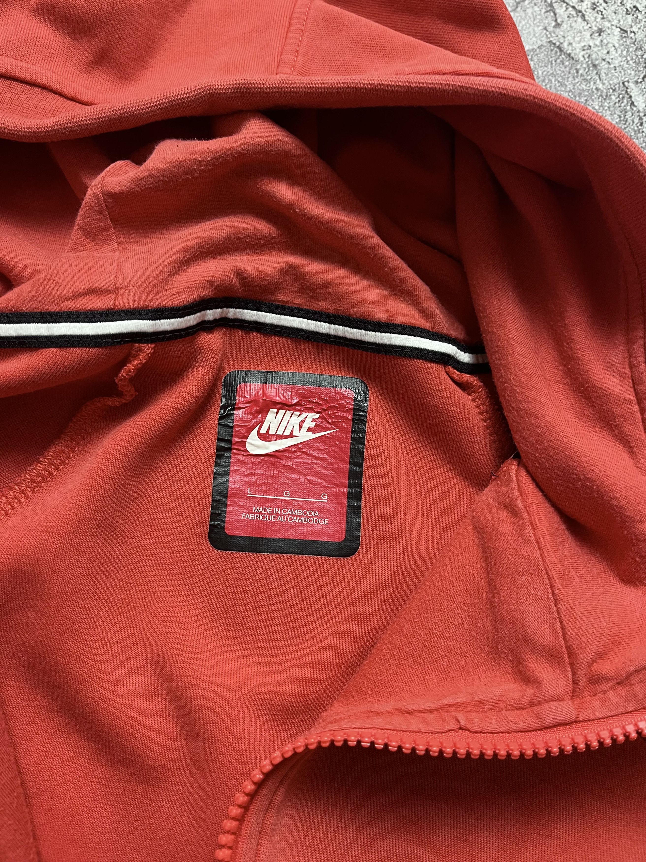 Nike Vintage Zip Hoodie Nike Tech Fleece Big Swoosh Logo Mens L Size US L / EU 52-54 / 3 - 6 Thumbnail