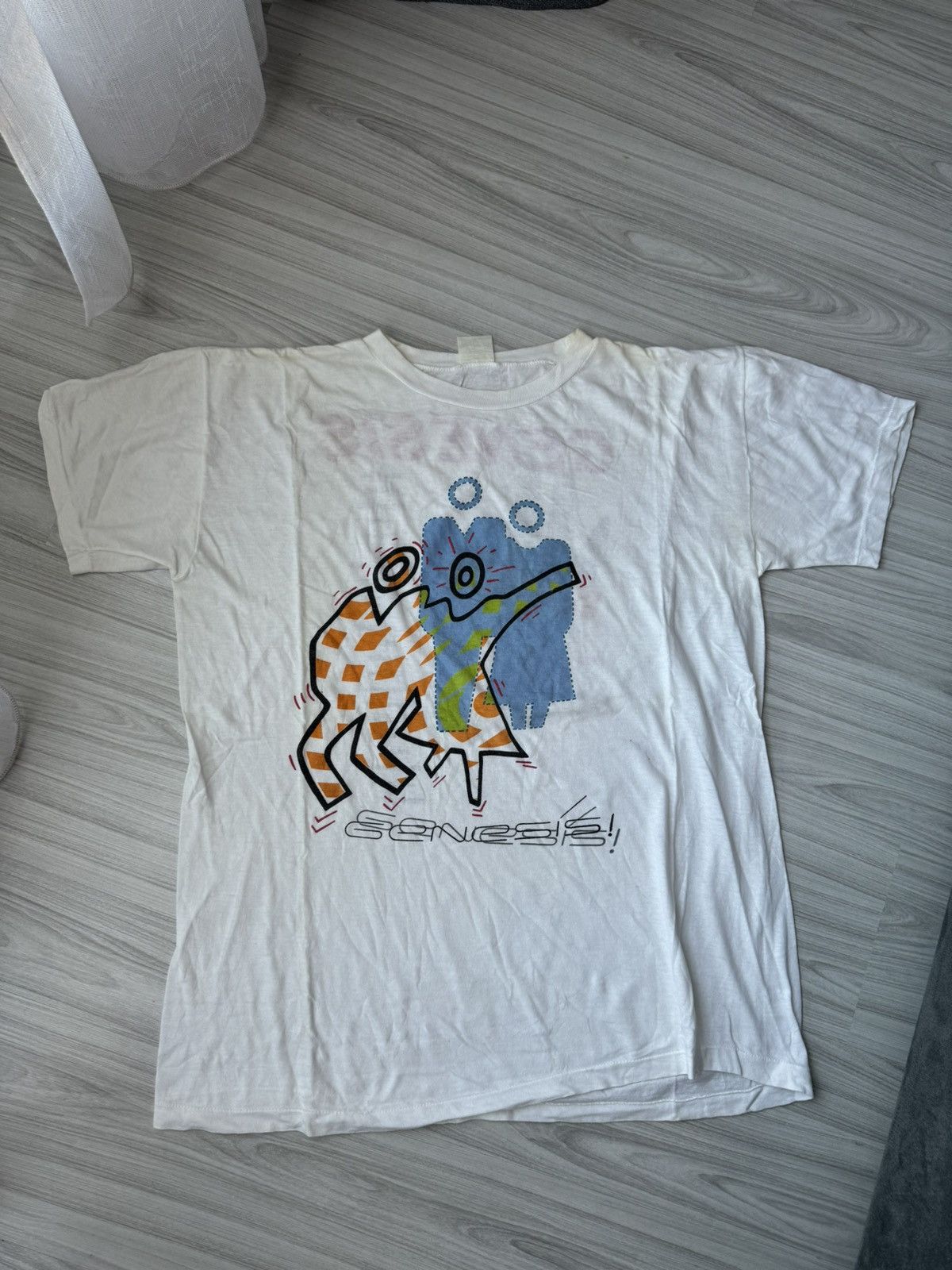 Band Tees × Vintage Vintage Genesis Invisible Touch Tour 1987 Tee Concert Merch Size US L / EU 52-54 / 3 - 3 Thumbnail