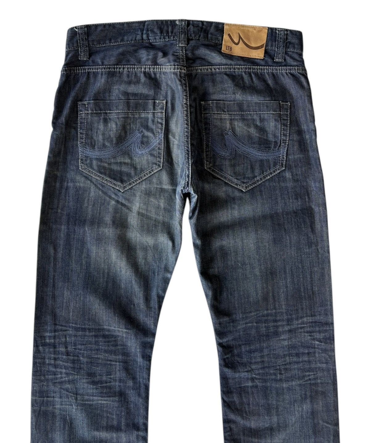 Le Grande Bleu (L.G.B.) Baggy Jeans LTB 1948 Loose Fit Denim Jeans Diesel Style Size US 35 - 8 Thumbnail