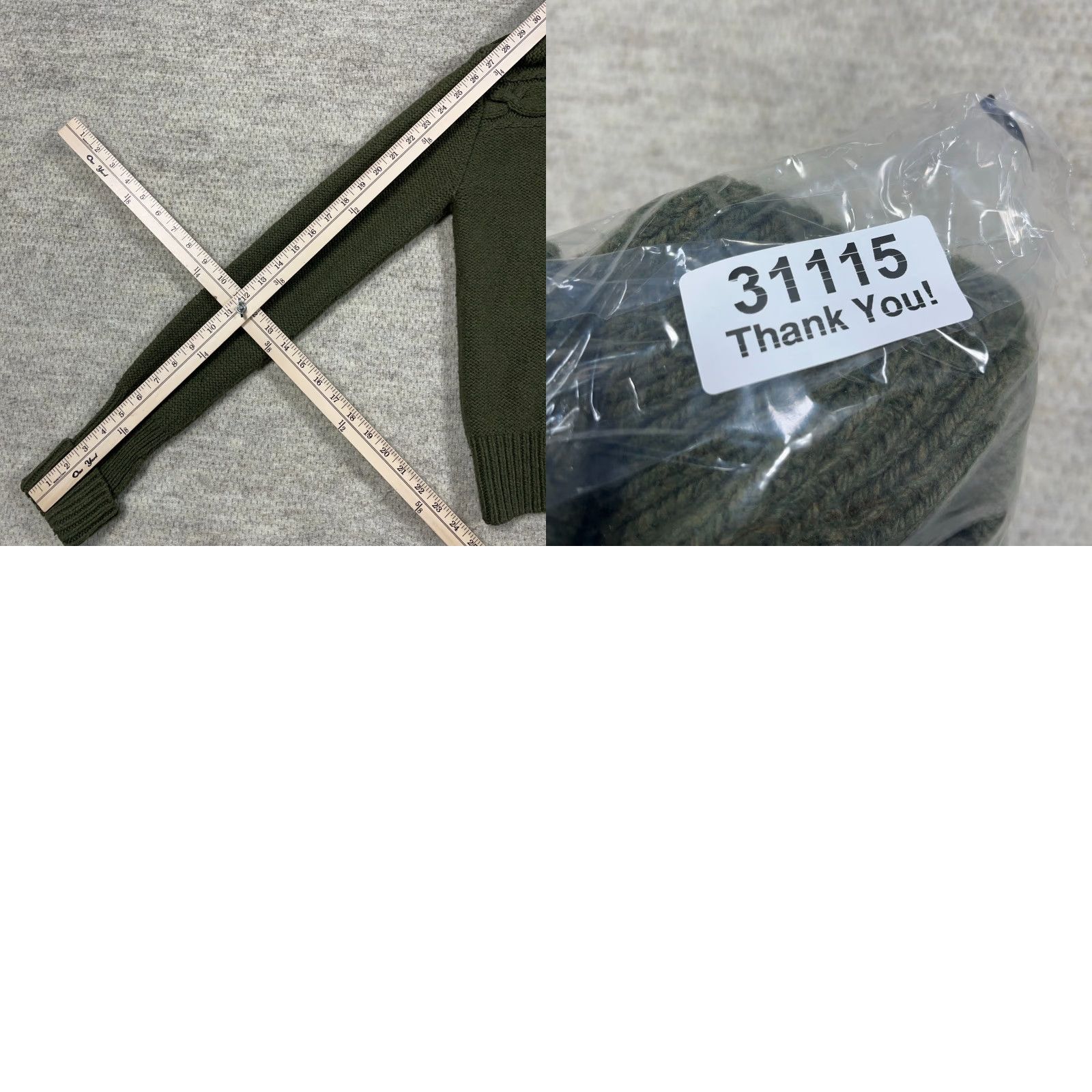 American Eagle Outfitters VINTAGE American Eagle Outfitters Cardigan Women M Gray Knit Wool Acrylic Nylon Heavy Military Army Pockets All Seasons Cardigan Size M / US 6-8 / IT 42-44 - 11 Thumbnail