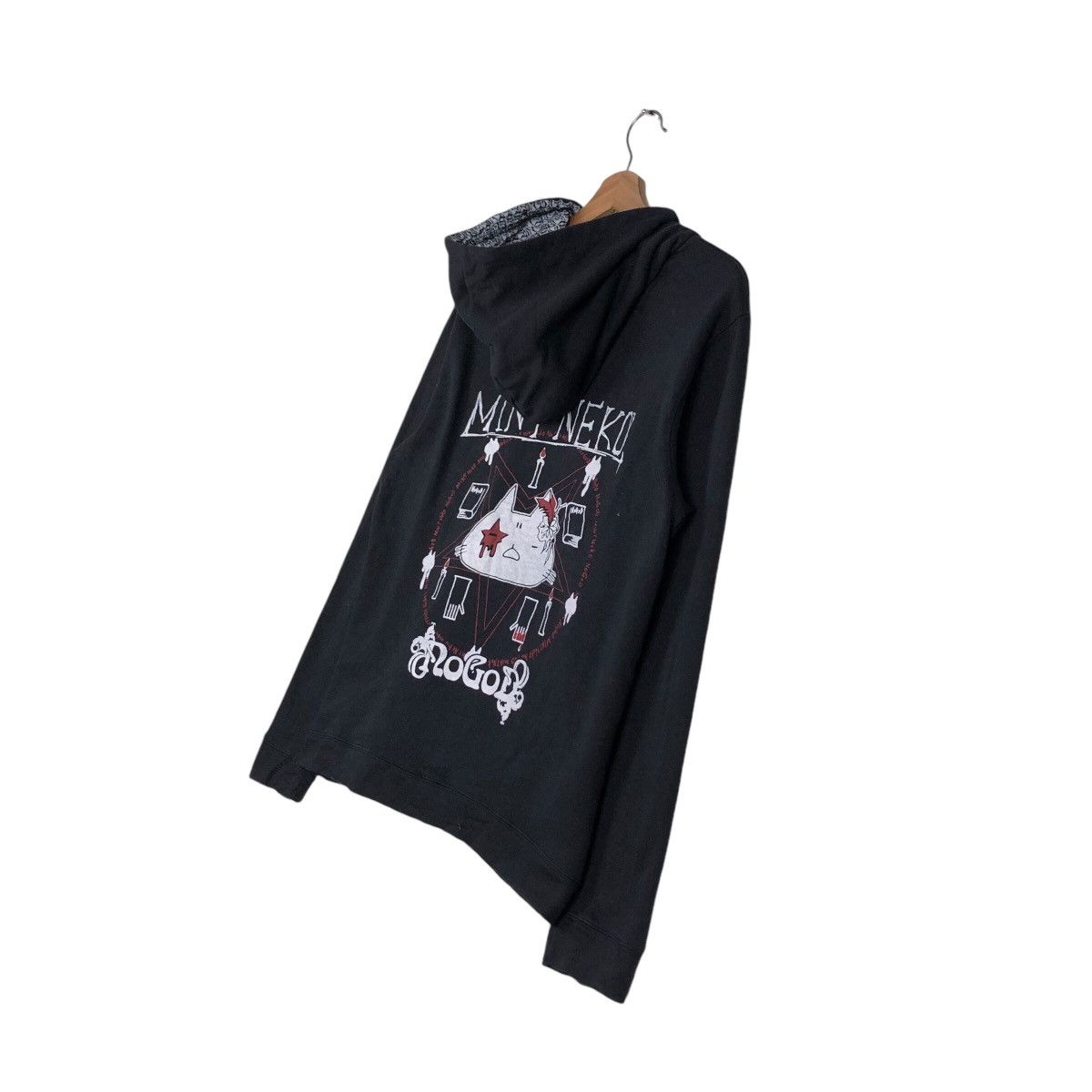Cartoon Network × Japanese Brand 📌Hoodie Zipper Jacket Cartoon Mint Neko Big Logo Spell Out Size US M / EU 48-50 / 2 - 12 Thumbnail