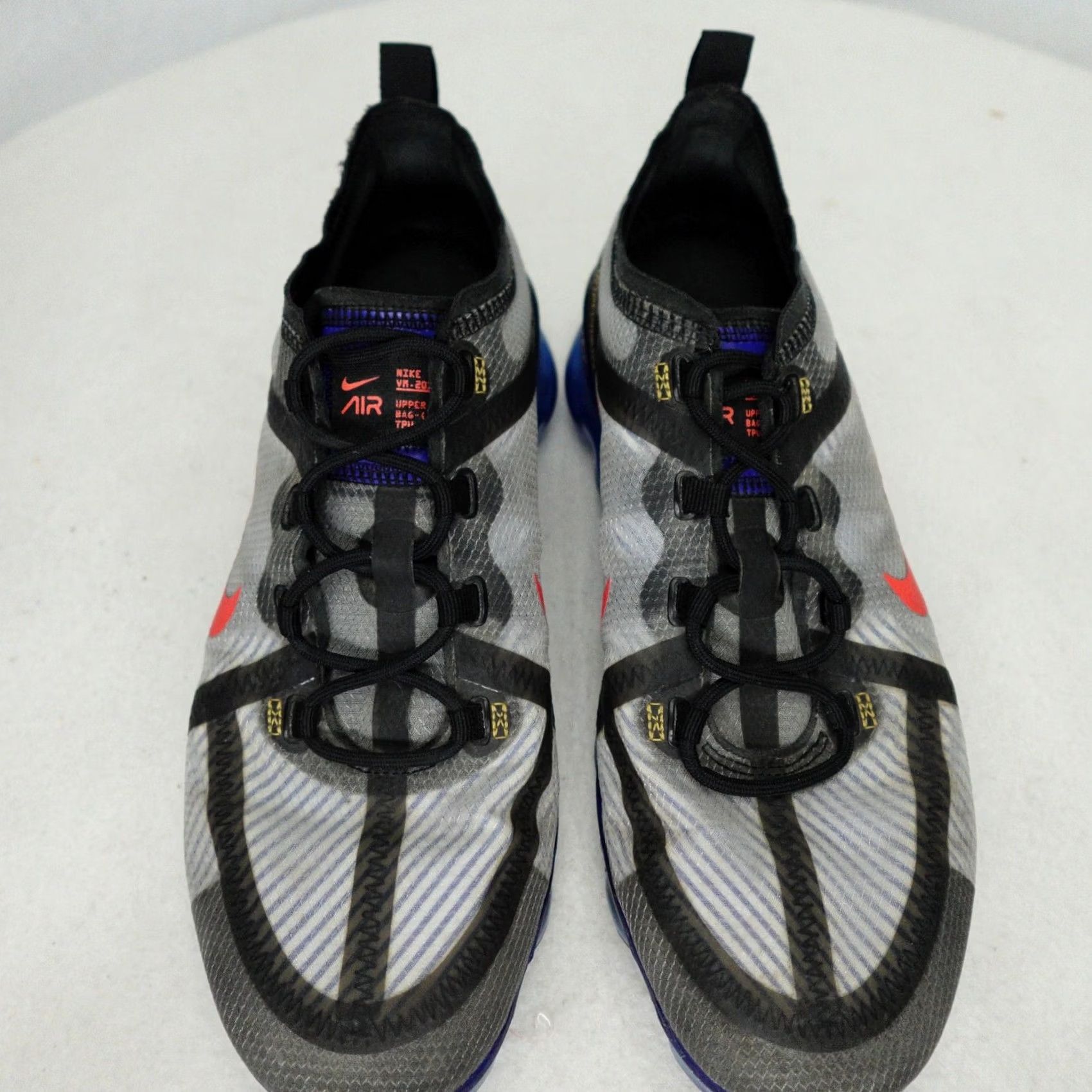 Nike Nike Air VaporMax 2019 Men Sneaker 9 Blue Black Hyper Crimson VaporMax 2019 Mens Shoes Size US 9 / EU 42 - 6 Thumbnail
