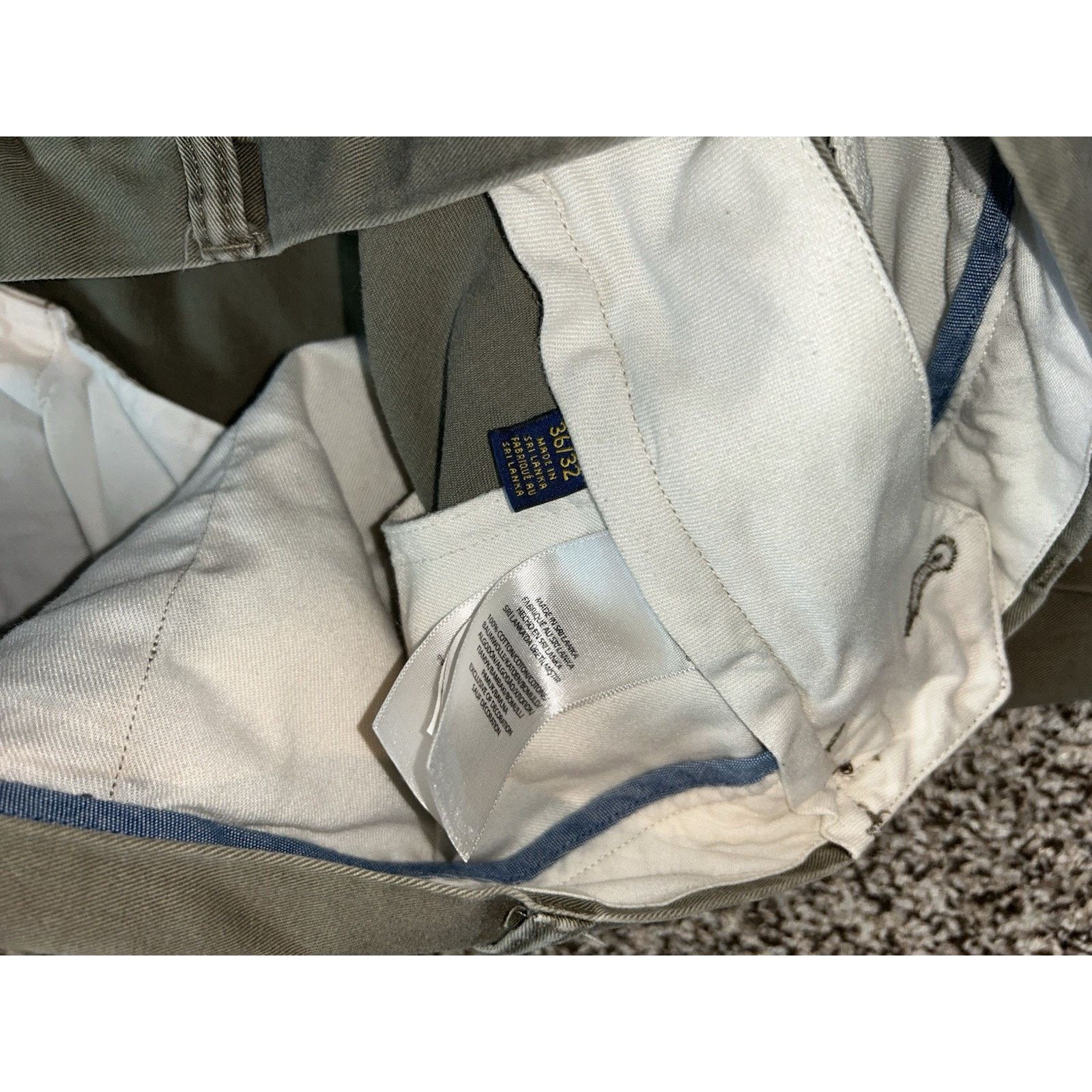 Polo Ralph Lauren Polo Ralph Lauren Men’s Slim Fit Size 36x29 Green Pants Size US 36 / EU 52 - 7 Thumbnail
