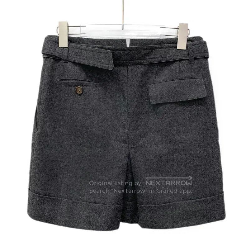 Brunello Cucinelli Brunello Cucinelli Wool half-skirt, dark gray Size 25" / US 0 / IT 36 - 2 Thumbnail