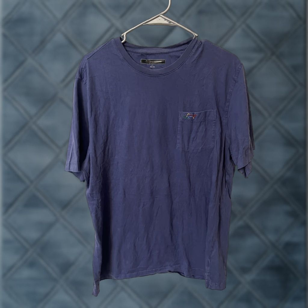 Vintage Greg Norman T-Shirt Shirt Mens L Blue Short Sleeve Golfing Size US L / EU 52-54 / 3 - 1 Thumbnail