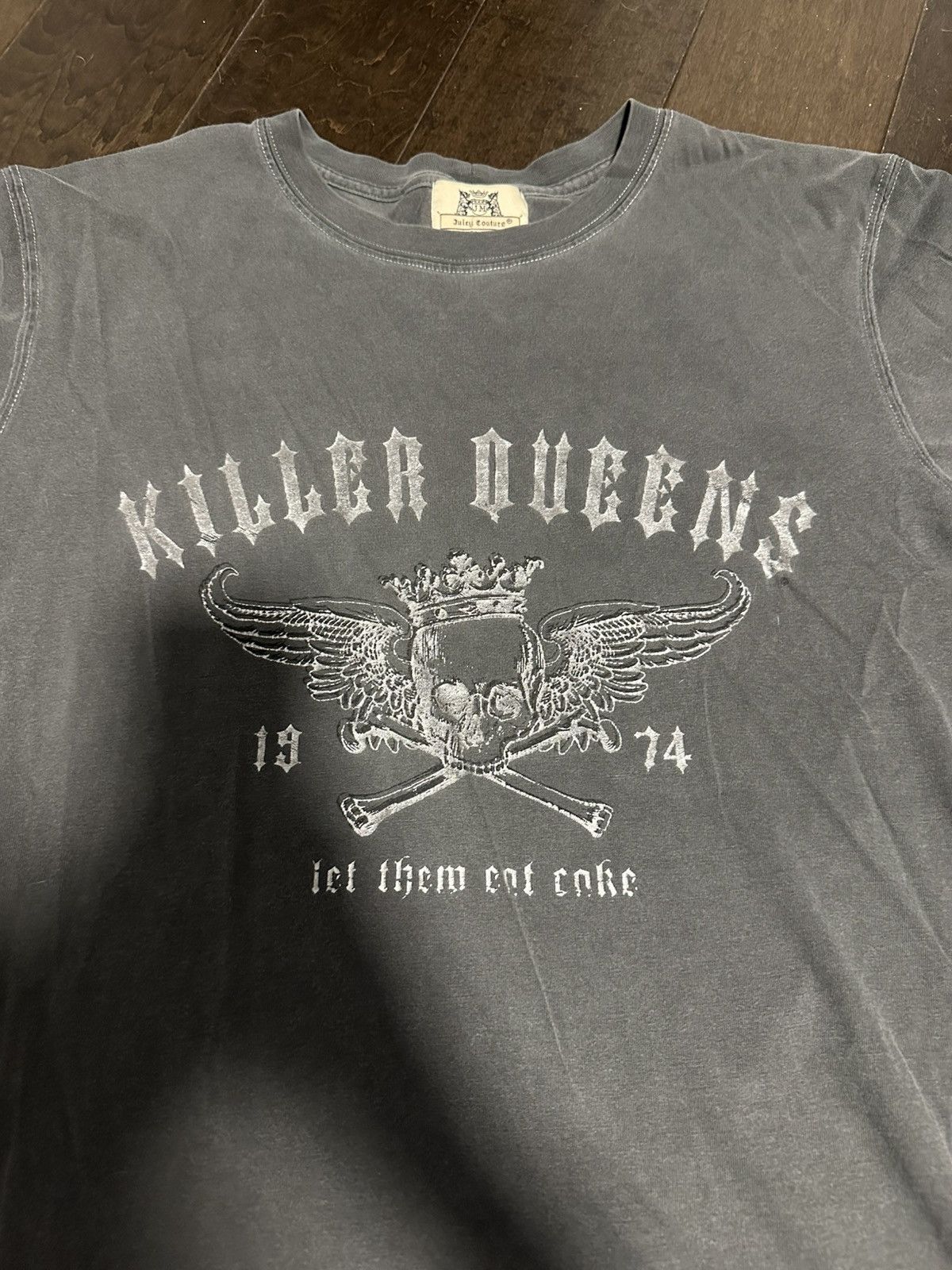 Juicy Couture Jeans × Vintage JUICY COUTURE killer queen XL T Shirt Tee Size US XL / EU 56 / 4 - 9 Thumbnail