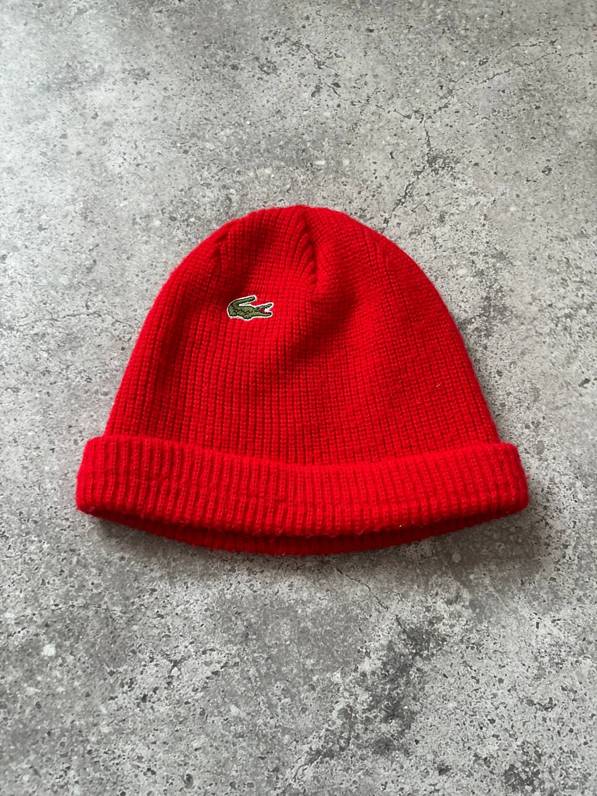Lacoste Vintage Lacoste Made in France Red Hat Size ONE SIZE - 1 Thumbnail
