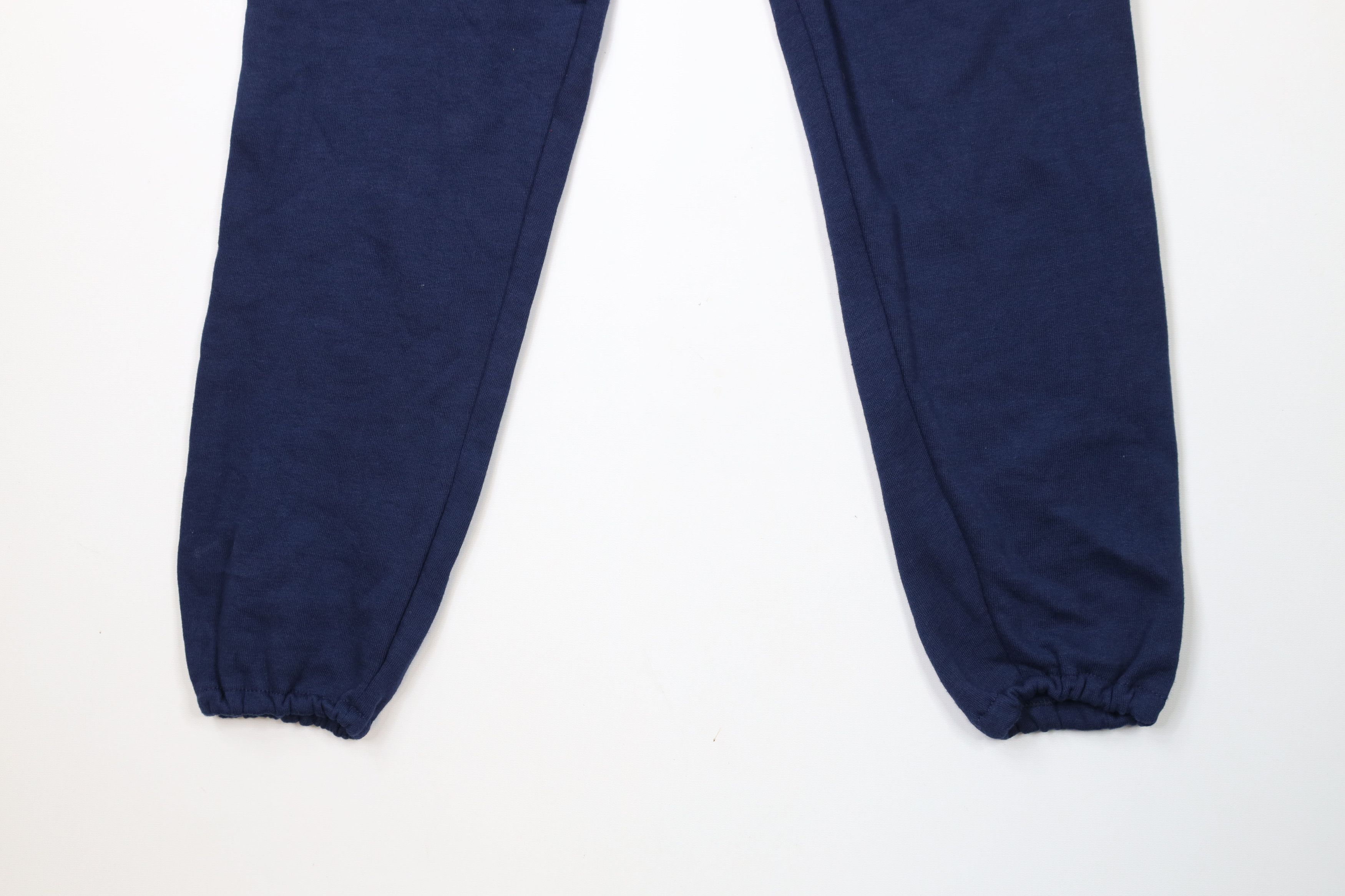 Vintage Vintage 90s Streetwear Cuffed Sweatpants Joggers Blue USA Size US 34 / EU 50 - 14 Thumbnail