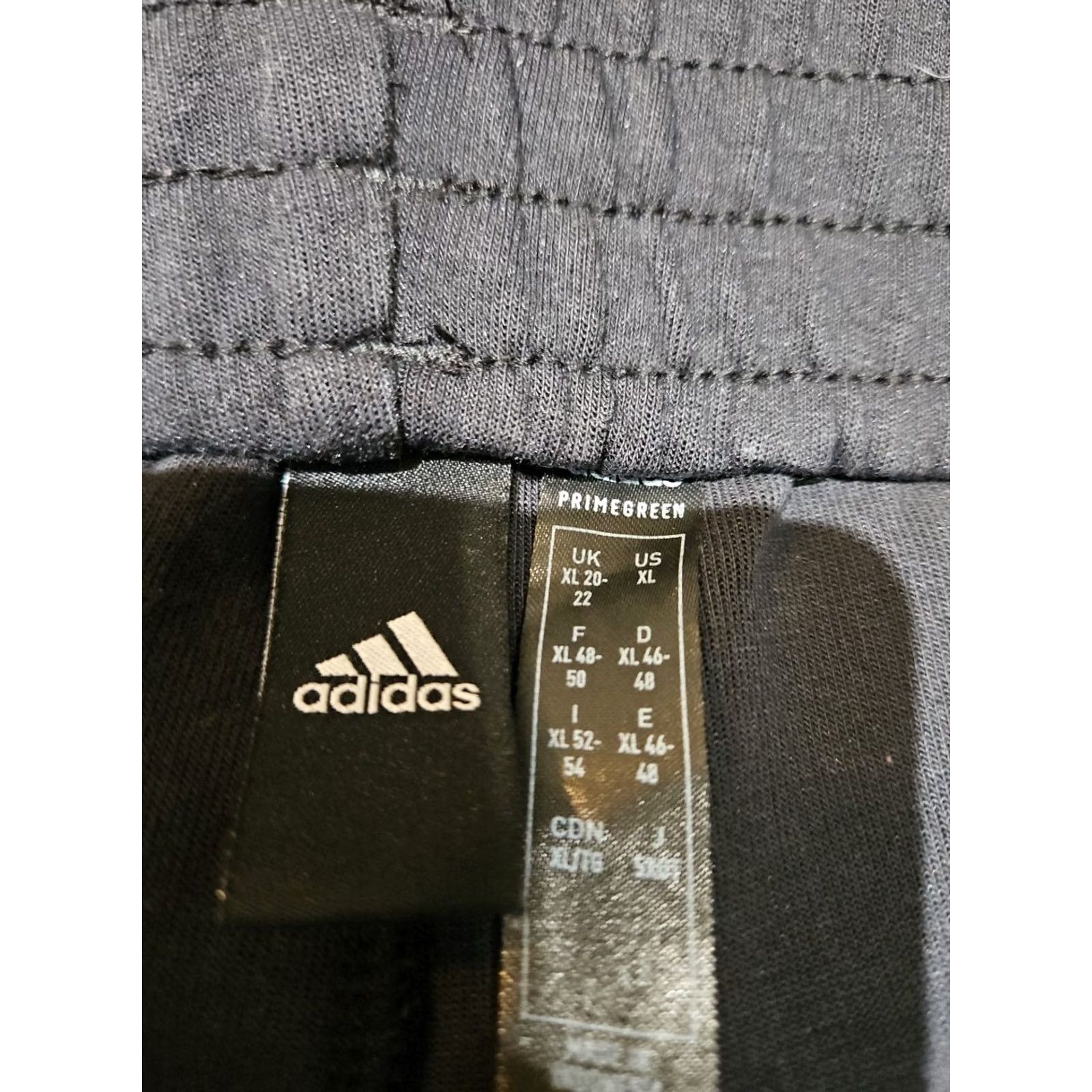 Adidas Adidas Pants Mens XL Black White Knit Colorblock Active Lounge Jogger Drawstring Size US 36 / EU 52 - 7 Thumbnail