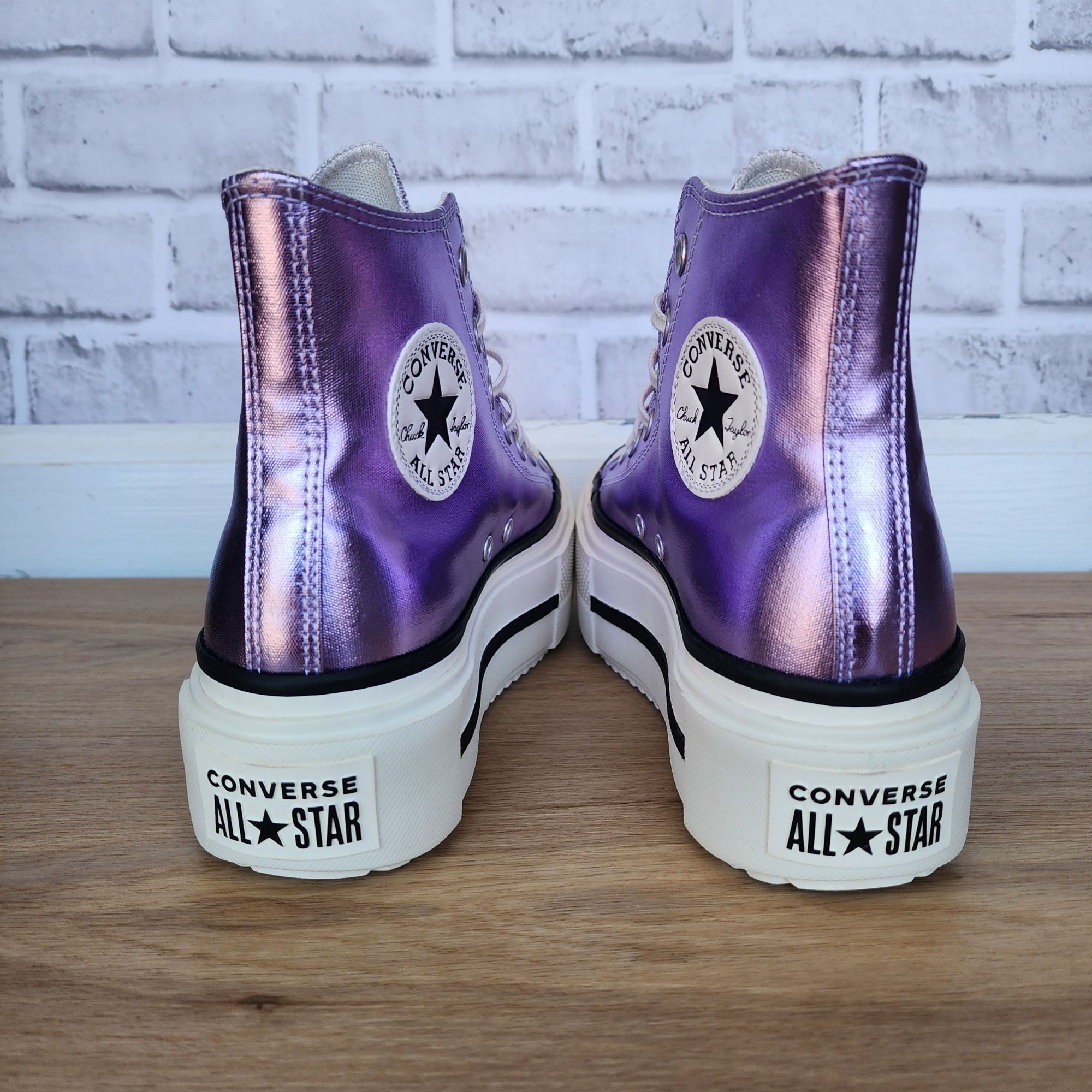 Converse ⭐Converse Chuck Taylor All Star Lift Double Stack Purple 7.5 Size US 7.5 / EU 40-41 - 5 Thumbnail