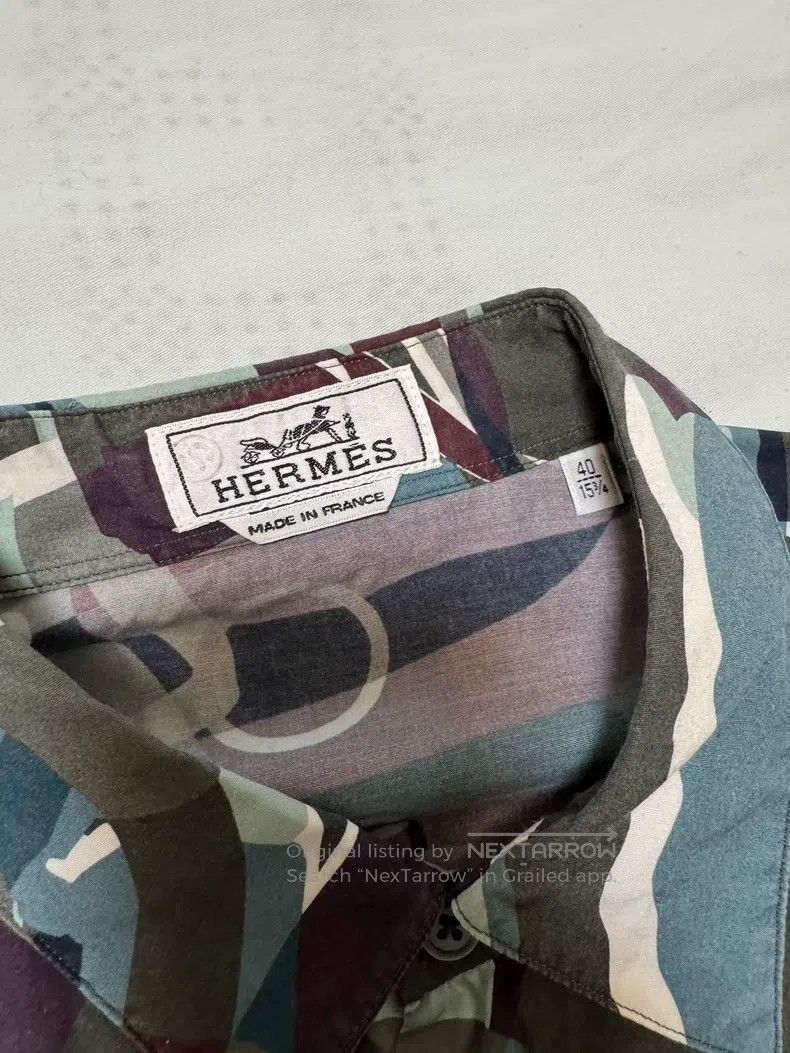 Hermes Hermes size 40 Silk shirt, 65% silk + 35% cotton Size US L / EU 52-54 / 3 - 7 Thumbnail