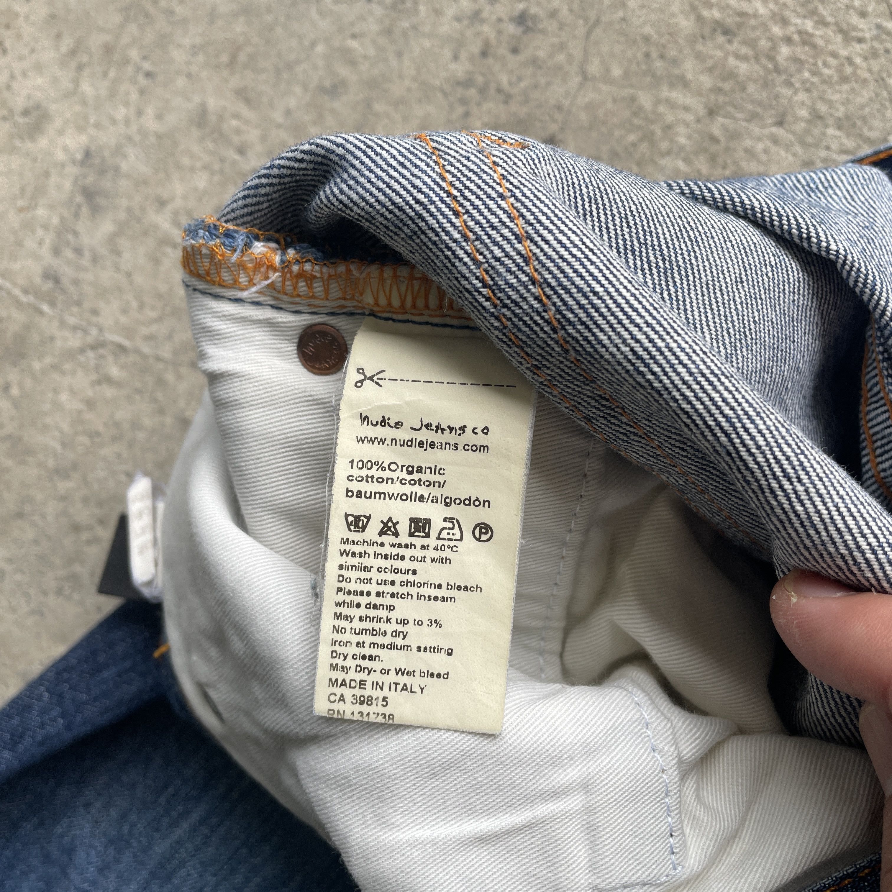 Nudie Jeans W32x31 VINTAGE NUDIE JEANS FLYBUTTON FADED PANTS DENIM Size US 32 / EU 48 - 8 Thumbnail