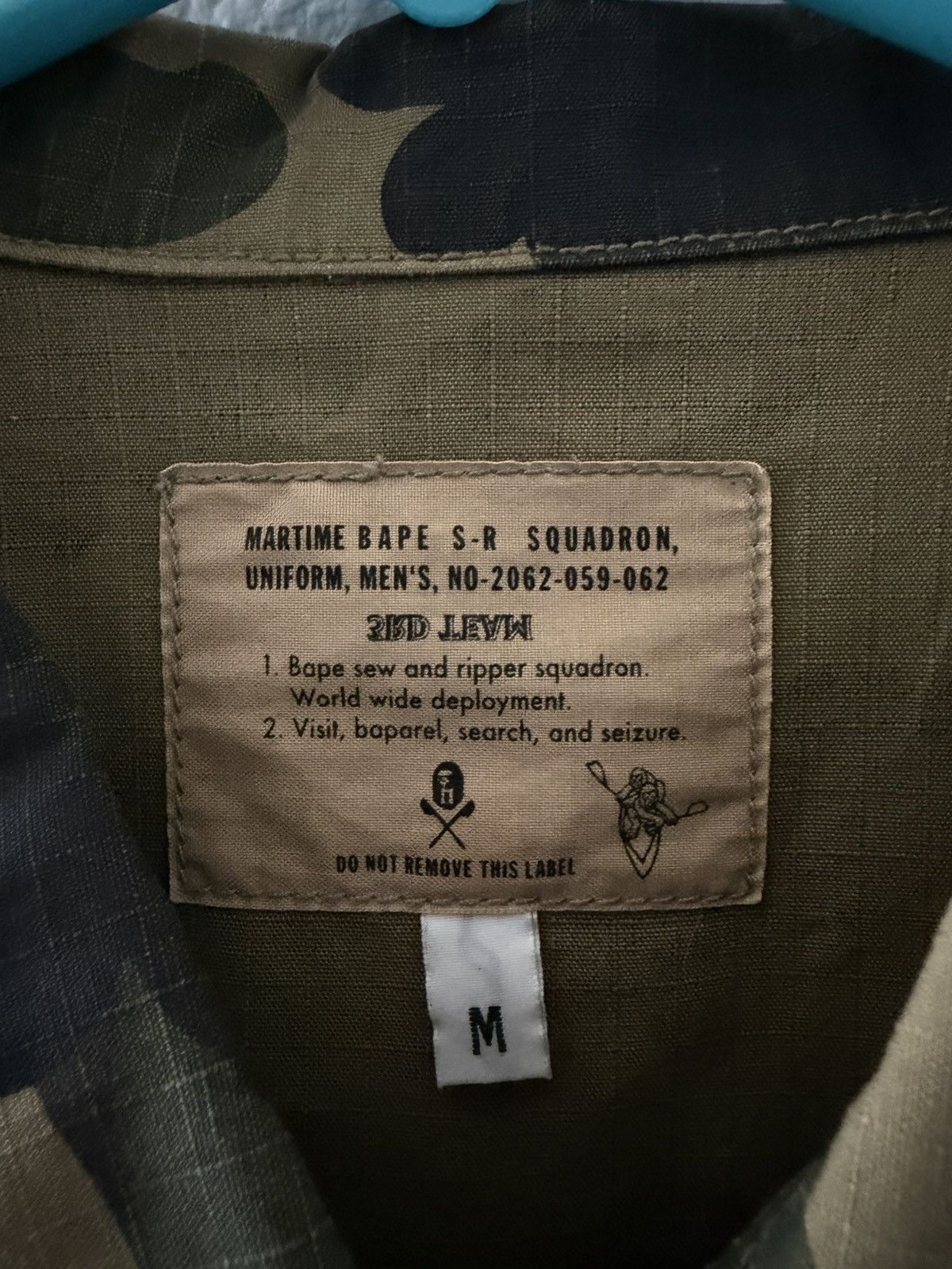Bape 2000s BAPE ‘1st CAMO’ Martime Squadron Military Overshirt Size US M / EU 48-50 / 2 - 2 Thumbnail