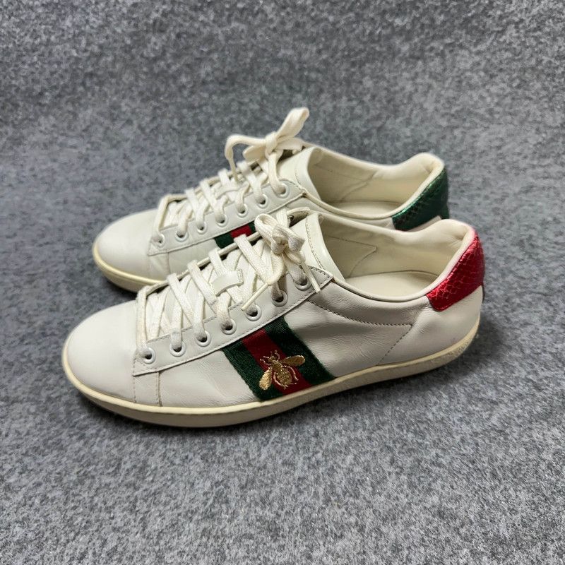Gucci Gucci Ace Embroidered Fashion Sneakers for Women 0079 Size US 8 / IT 38 - 1 Thumbnail