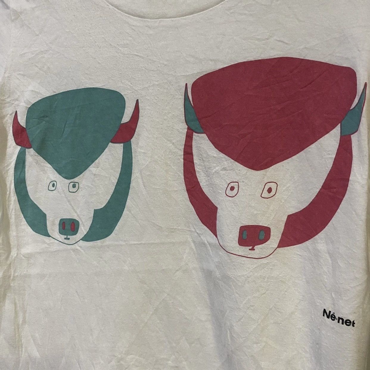 Issey Miyake × Japanese Brand × Ne-Net NE-NET By ISSEY MIYAKE ne net logo japanesebrand tee Size US XS / EU 42 / 0 - 4 Thumbnail