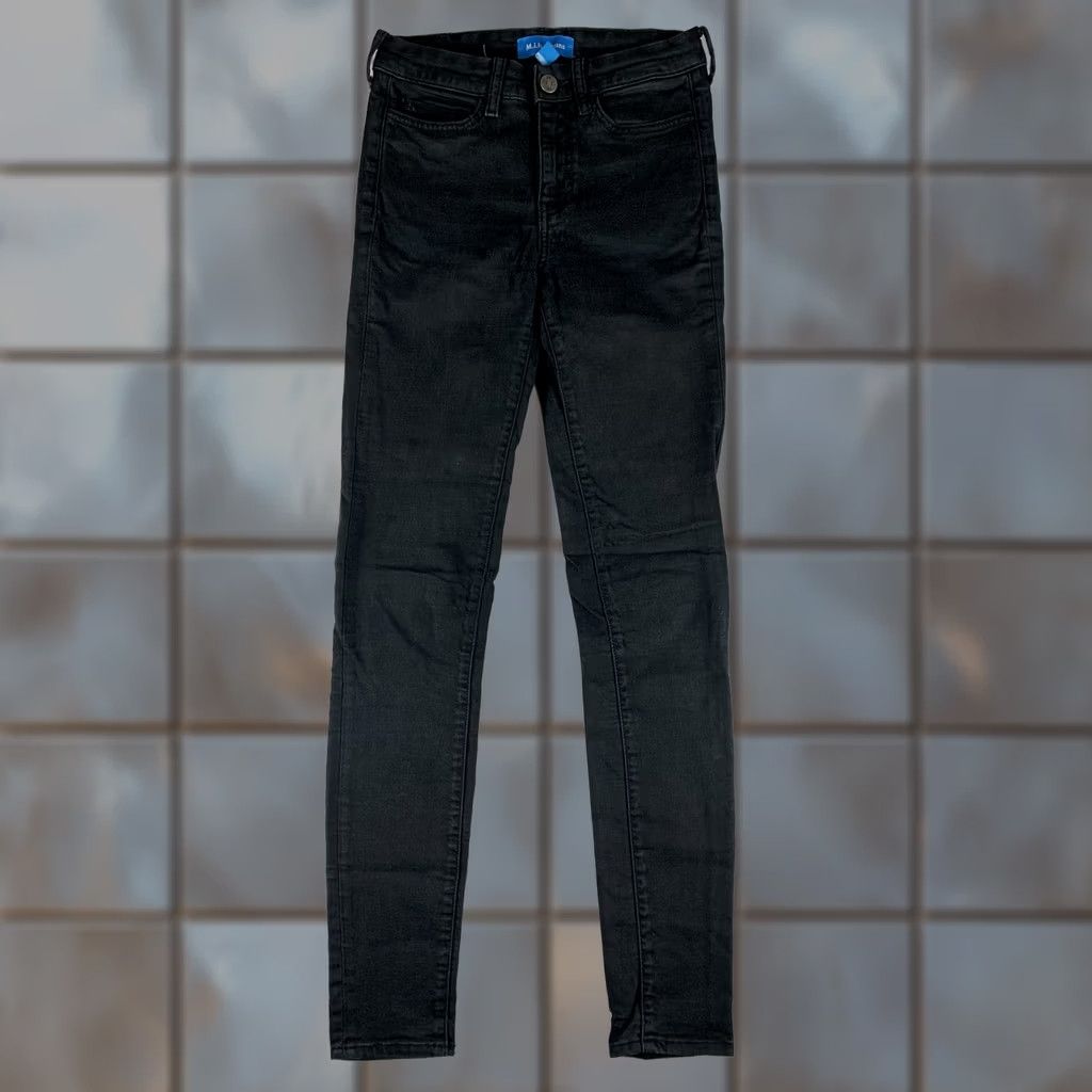 Vintage MiH Jeans Womens Bodycon High Rise Skinny Leg Size 27 Black Stretch 26X31 Size 27" / US 4 / IT 40 - 1 Thumbnail