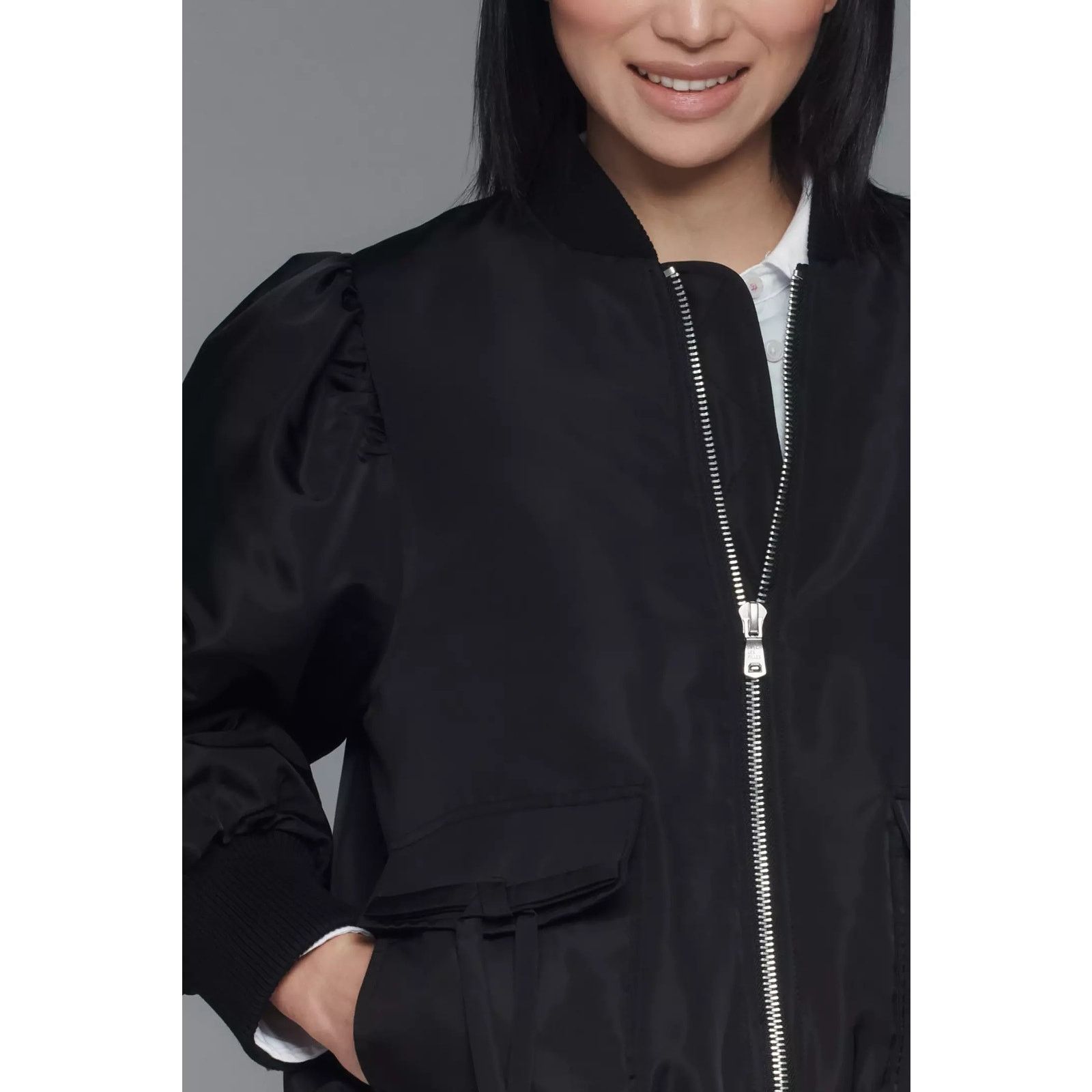 Anthropologie New Avec Les Filles Oversized Bomber Jacket $178 Medium Size M / US 6-8 / IT 42-44 - 5 Thumbnail