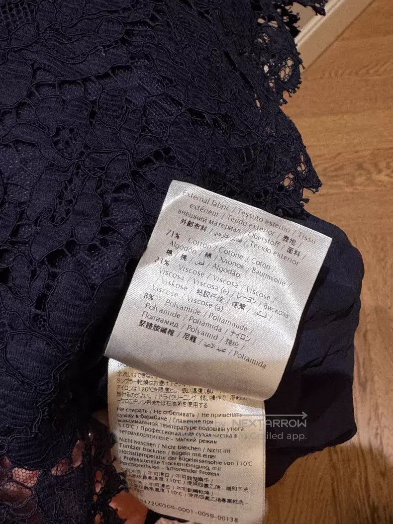 Valentino Valentino Lace dress dark blue Size M / US 6-8 / IT 42-44 - 5 Thumbnail