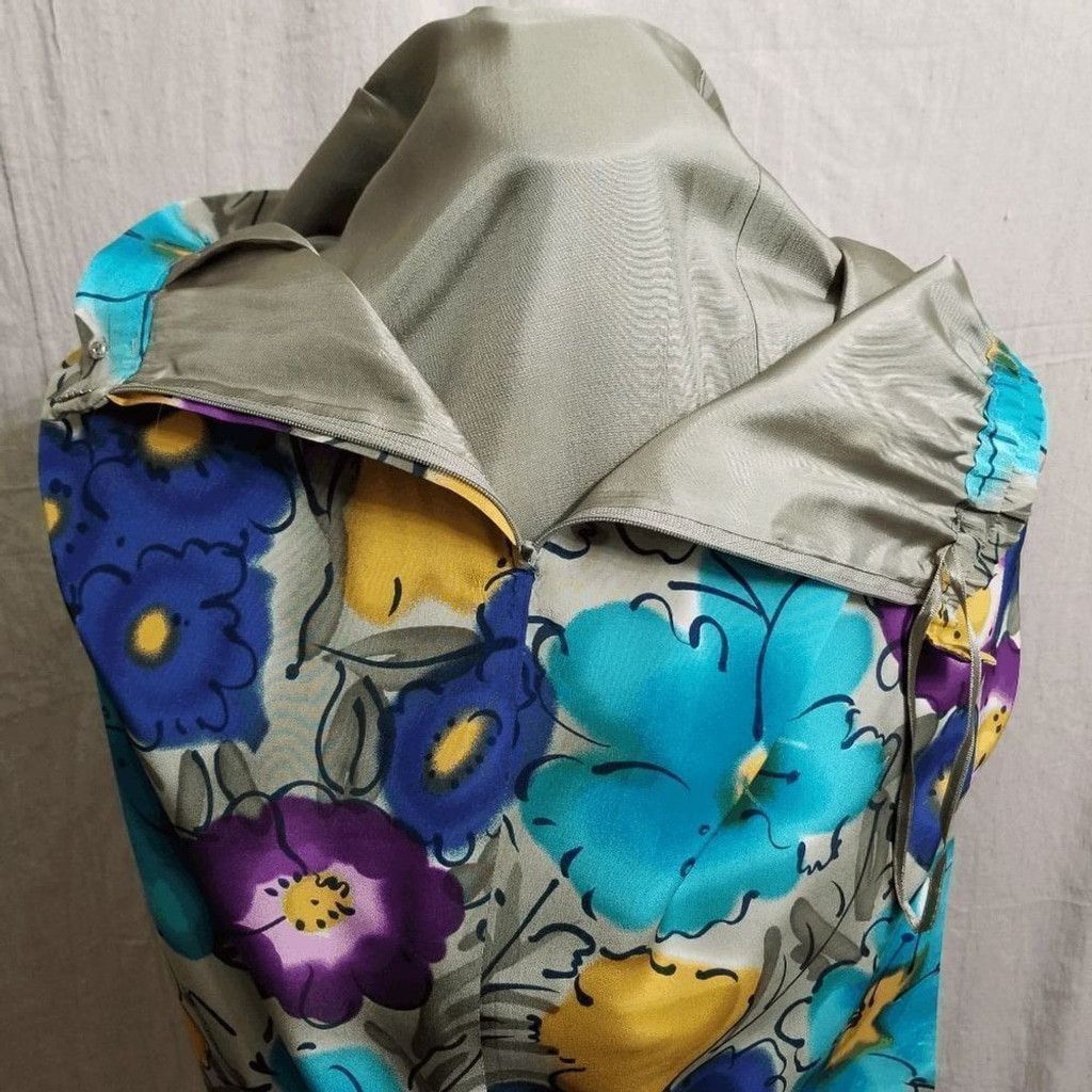 Vintage Rickie Freeman for Teri Jon floral two piece suit sz 8 541 Size M / US 6-8 / IT 42-44 - 7 Thumbnail
