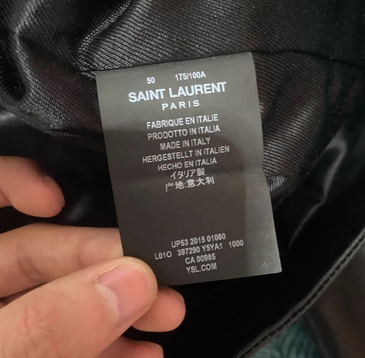Yves Saint Laurent Saint Laruent motorcycle lo1 leather jacket 2502-Next Size US M / EU 48-50 / 2 - 7 Thumbnail