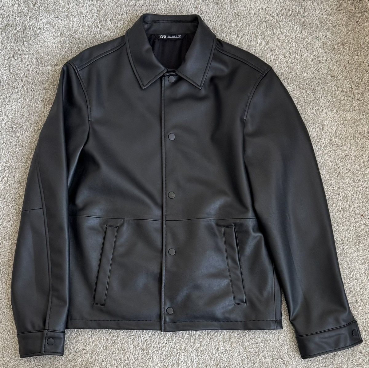 Zara Faux Leather Jacket Size US S / EU 44-46 / 1 - 1 Preview