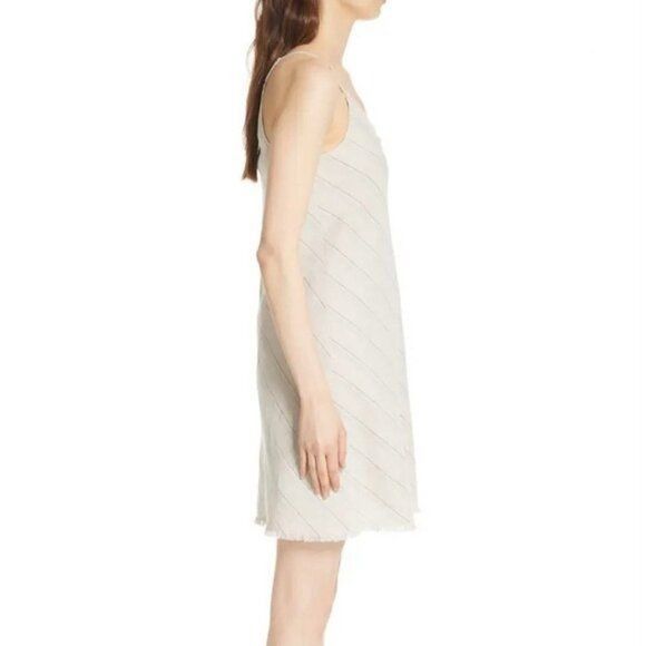 ATM Anthony Thomas Melillo ATM Anthony Thomas Melillo Dress S Mini Linen Cotton Striped Size S / US 4 / IT 40 - 5 Thumbnail