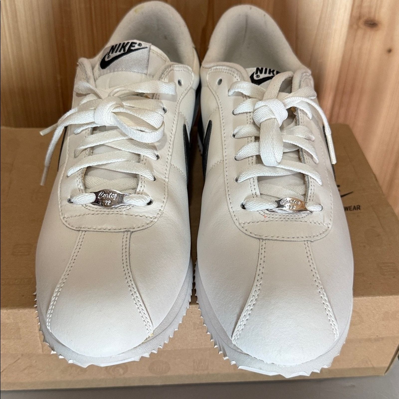 Nike 2011 Nike Cortez Basic Leather ‘06 'White Black' Size US 10.5 / EU 43-44 - 9 Thumbnail