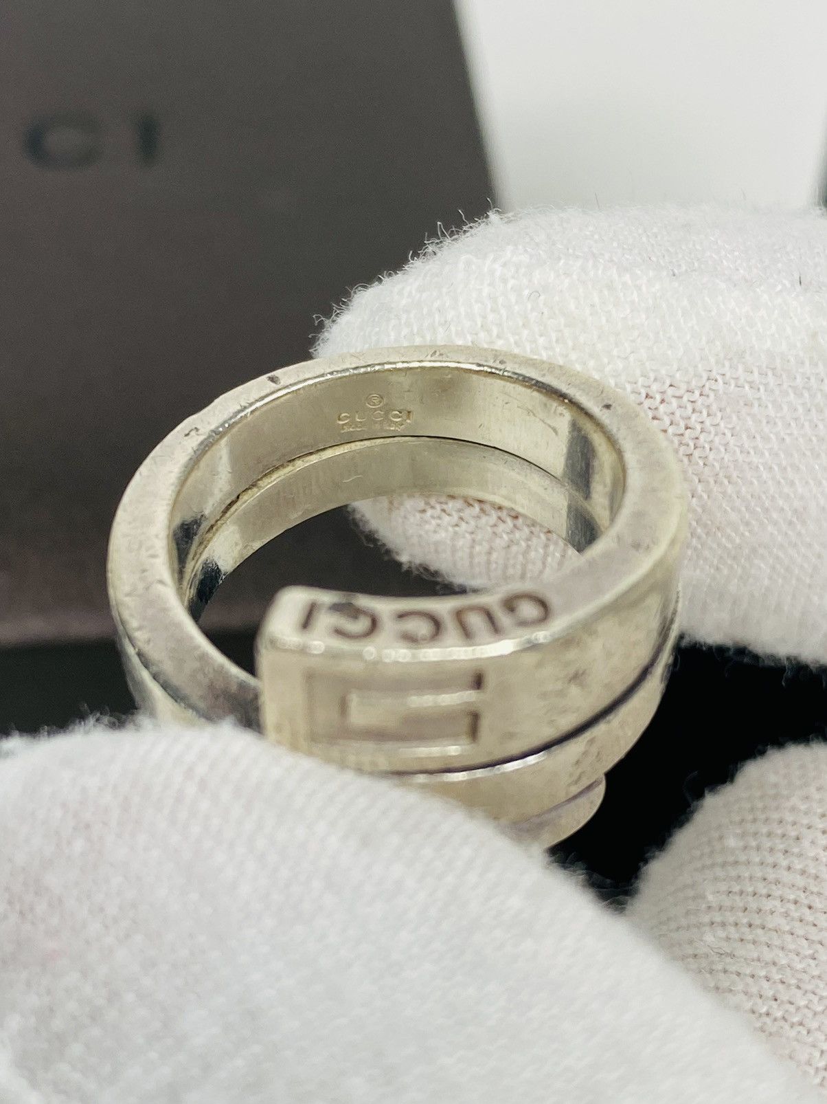 Gucci Gucci .925 Silver G Ring Size IT 11 Size ONE SIZE - 4 Thumbnail