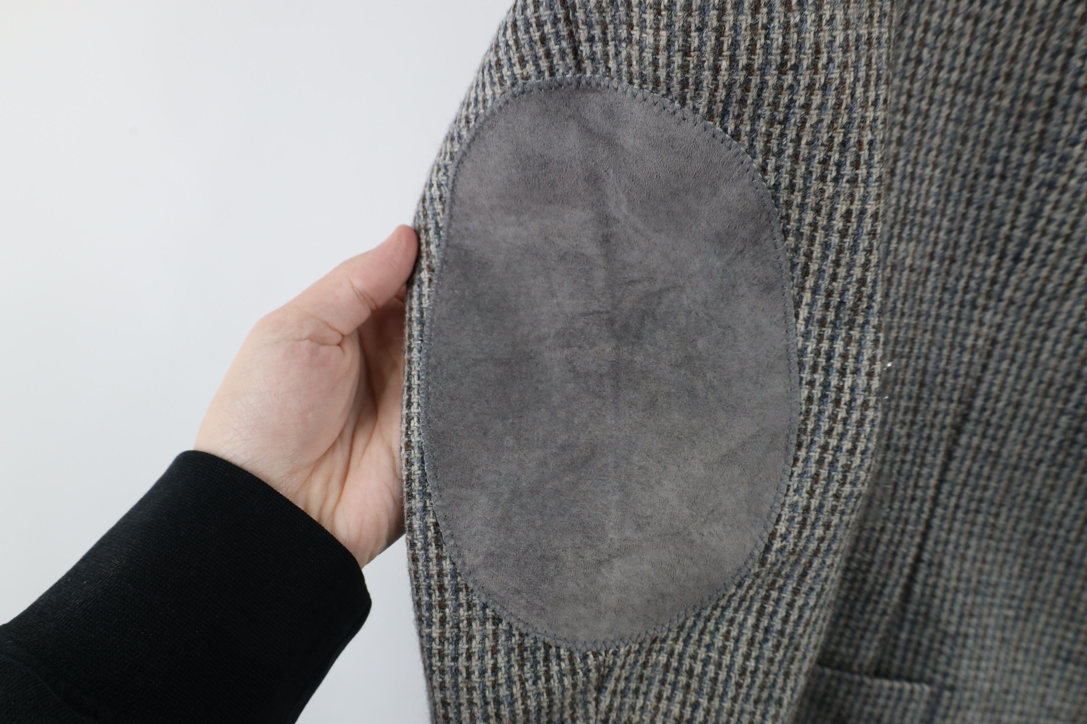Vintage Vintage 70s Streetwear Tweed Elbow Patch Blazer Suit Jacket Size US L / EU 52-54 / 3 - 6 Thumbnail