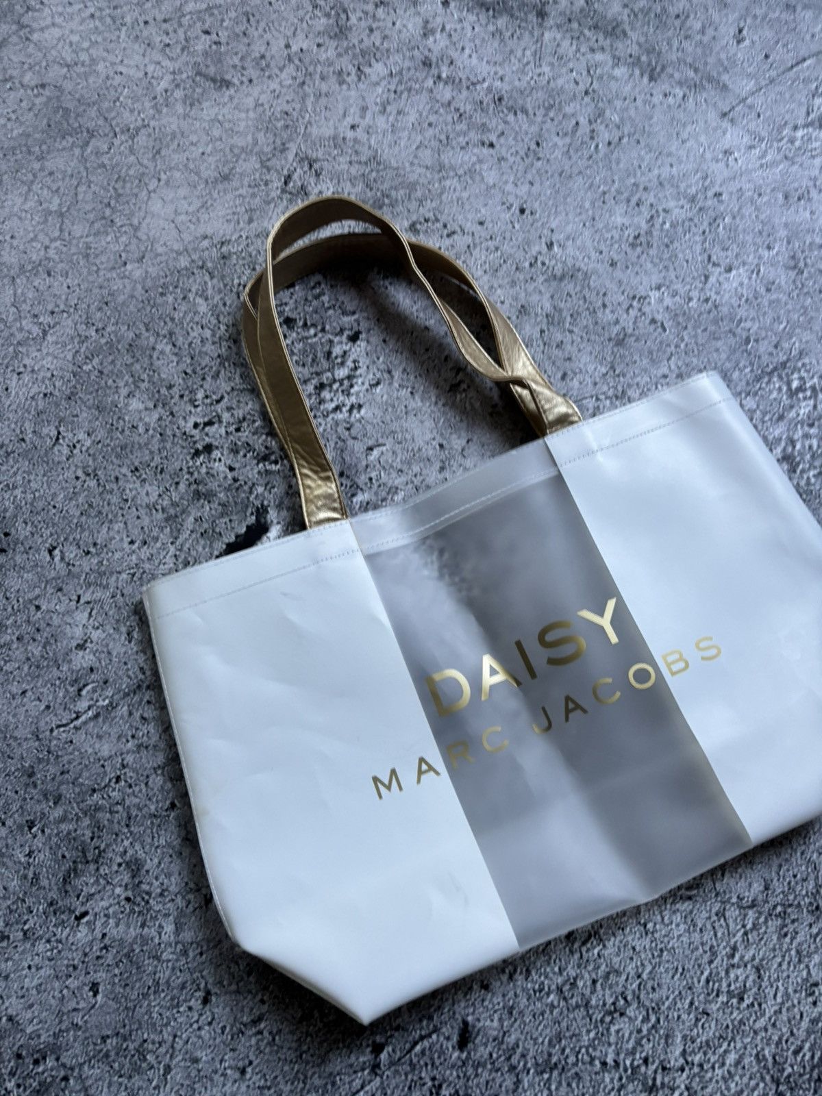 Marc Jacobs marc jacobs daisy tote bag gold white glamour Size ONE SIZE - 3 Thumbnail