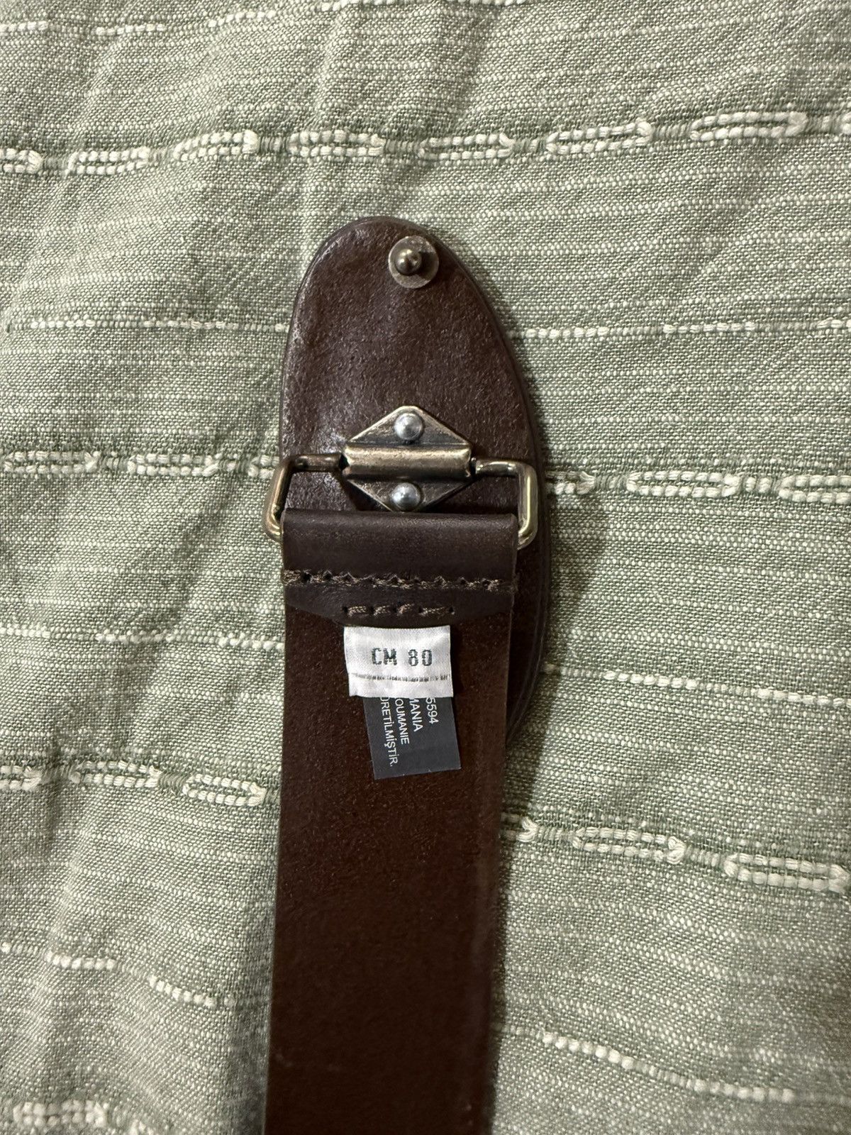 Diesel DIESEL Brown B-1DR Scratch Belt Size 32 - 4 Thumbnail
