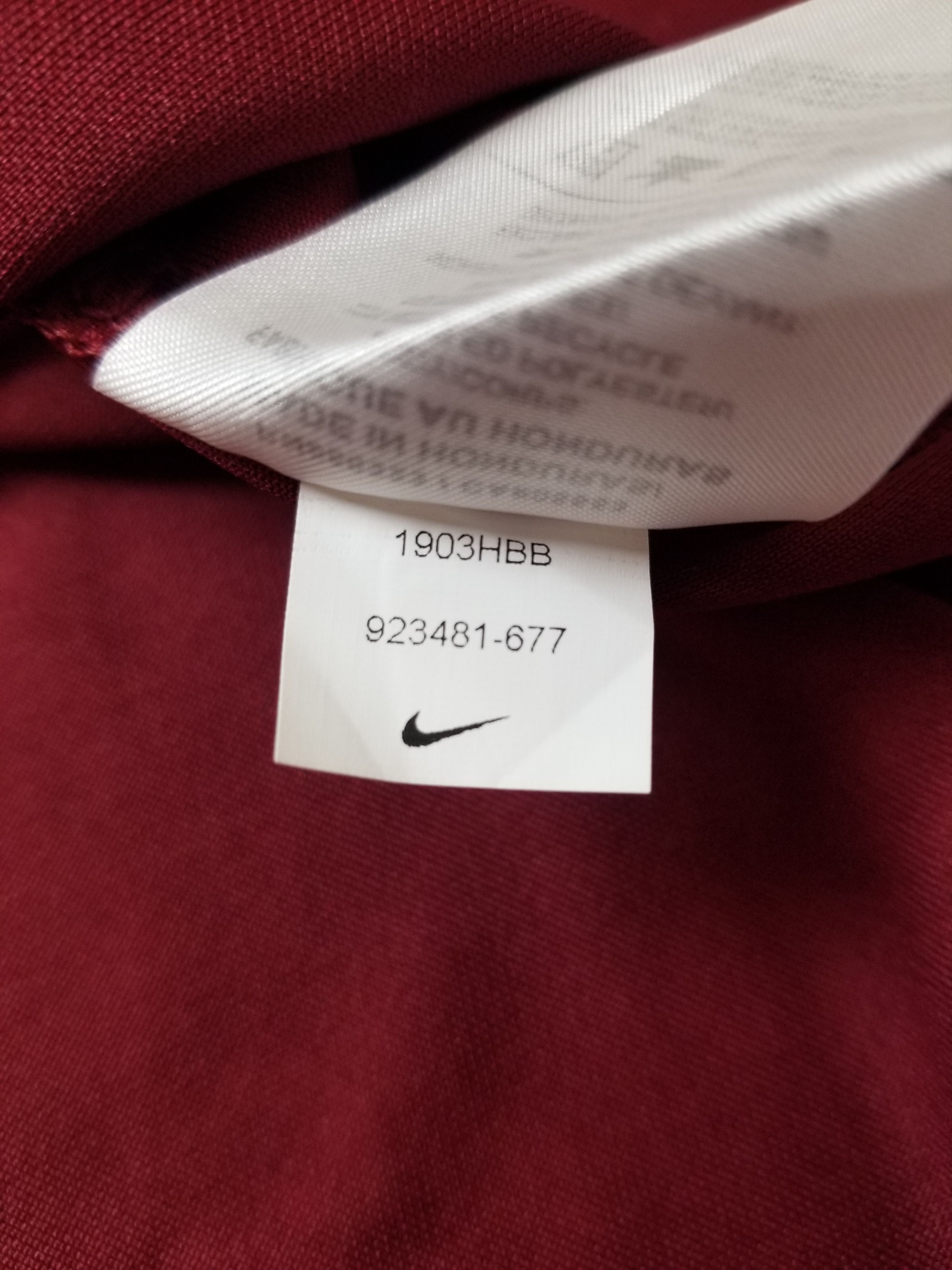 Nike Dwayne Haskins #7 Washington Redskins Limited Sewn Jersey Size US L / EU 52-54 / 3 - 23 Thumbnail