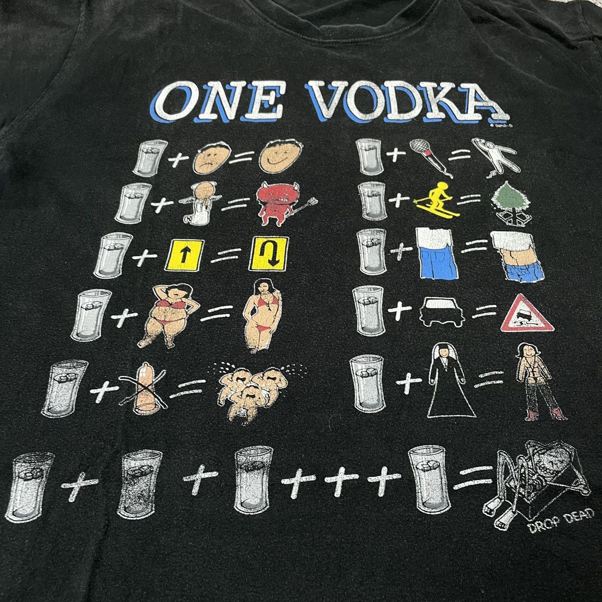 Vintage Vintage Y2K Graphic Tee Vodka Abstract Art Skate Grunge L Size US L / EU 52-54 / 3 - 5 Thumbnail
