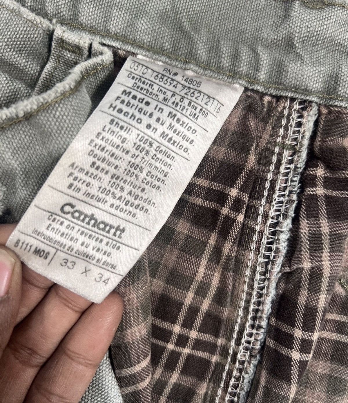 Carhartt Vintage carhartt blanket denim Size US 33 - 6 Thumbnail