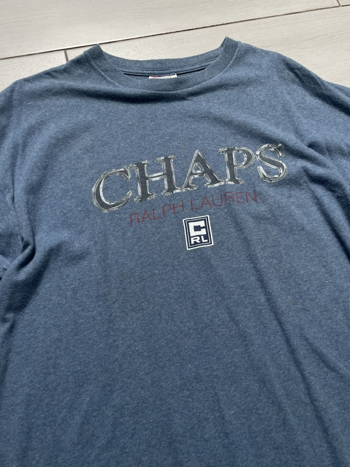 Chaps Ralph Lauren Ralph lauren vintage usa chaps archive fashion tee oversize Size US XL / EU 56 / 4 - 2 Thumbnail