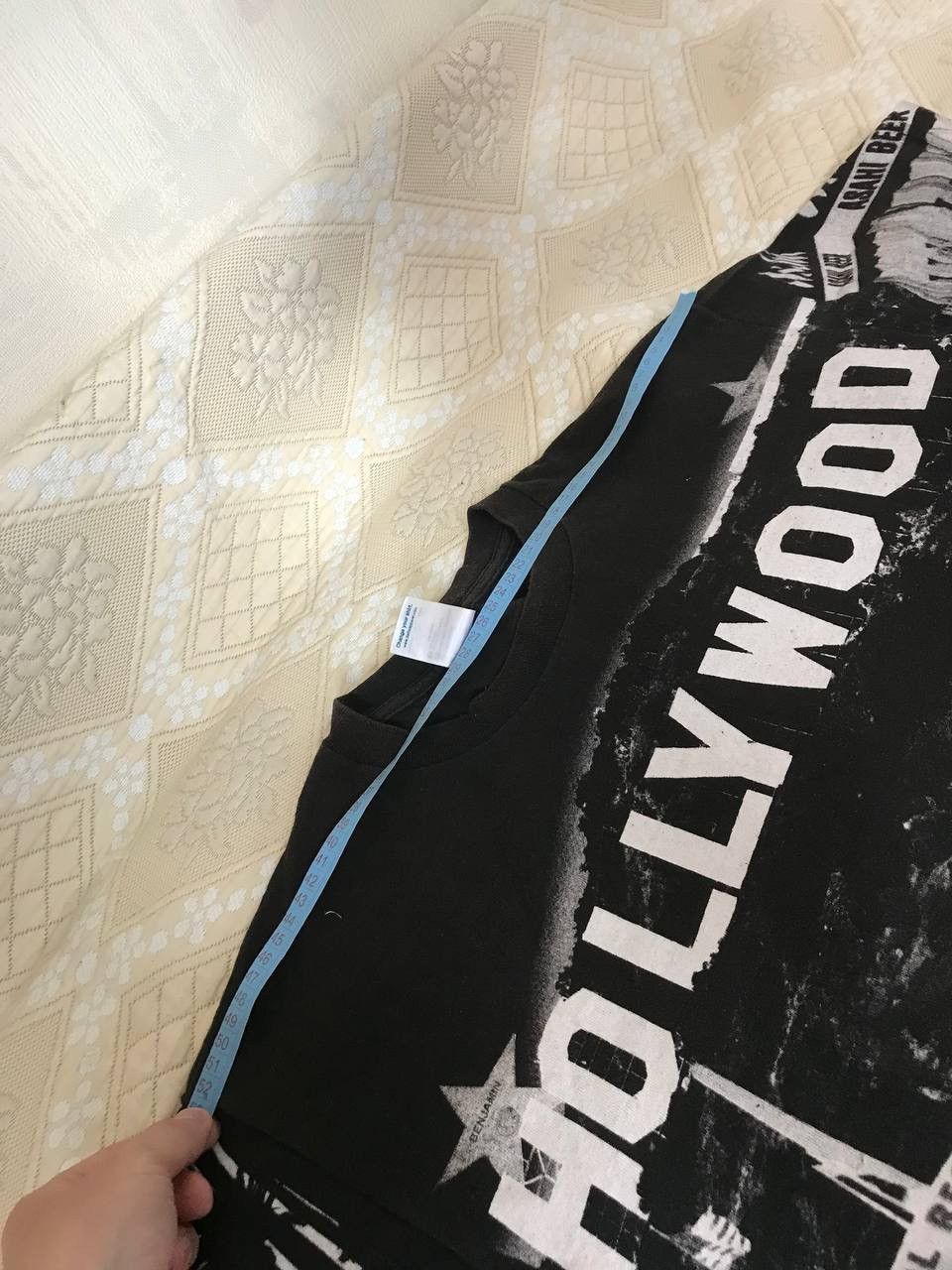Other 🔥 VINTAGE 1996 WAYNE SAMUEL HOLLYWOOD ALL OVER PRINT T SHIRT Size US L / EU 52-54 / 3 - 11 Thumbnail