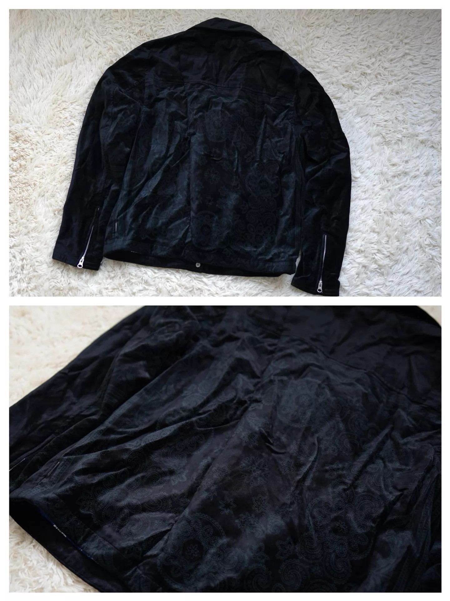 Neighborhood NEIGHBORHOOD CR-JKT 21SS Riders Cashew Velvet Jacket M Size US M / EU 48-50 / 2 - 5 Thumbnail