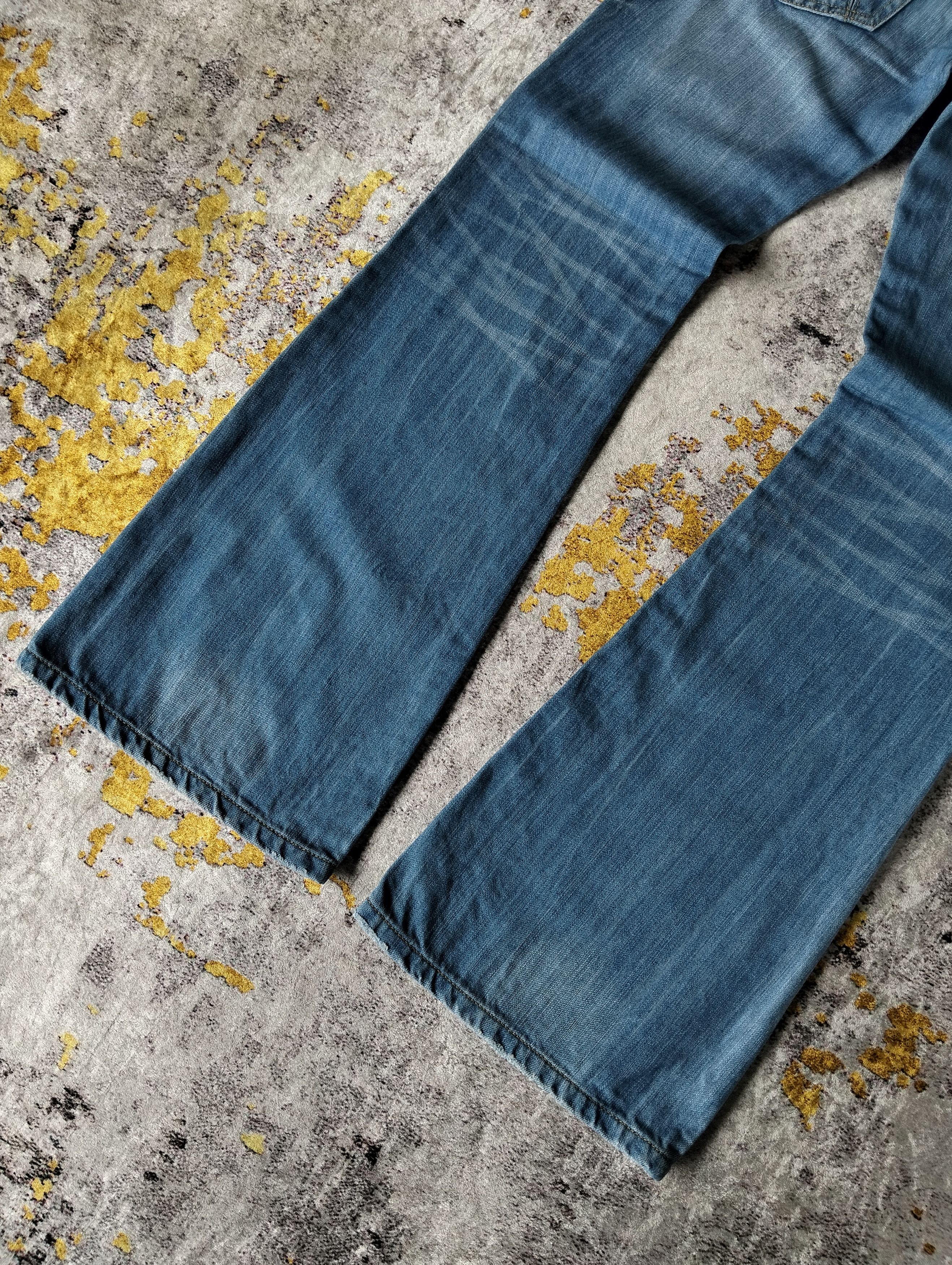 Tornado Mart Y2K Discovered Bell Bottom Flared Low Rise Jeans Size US 29 - 6 Thumbnail