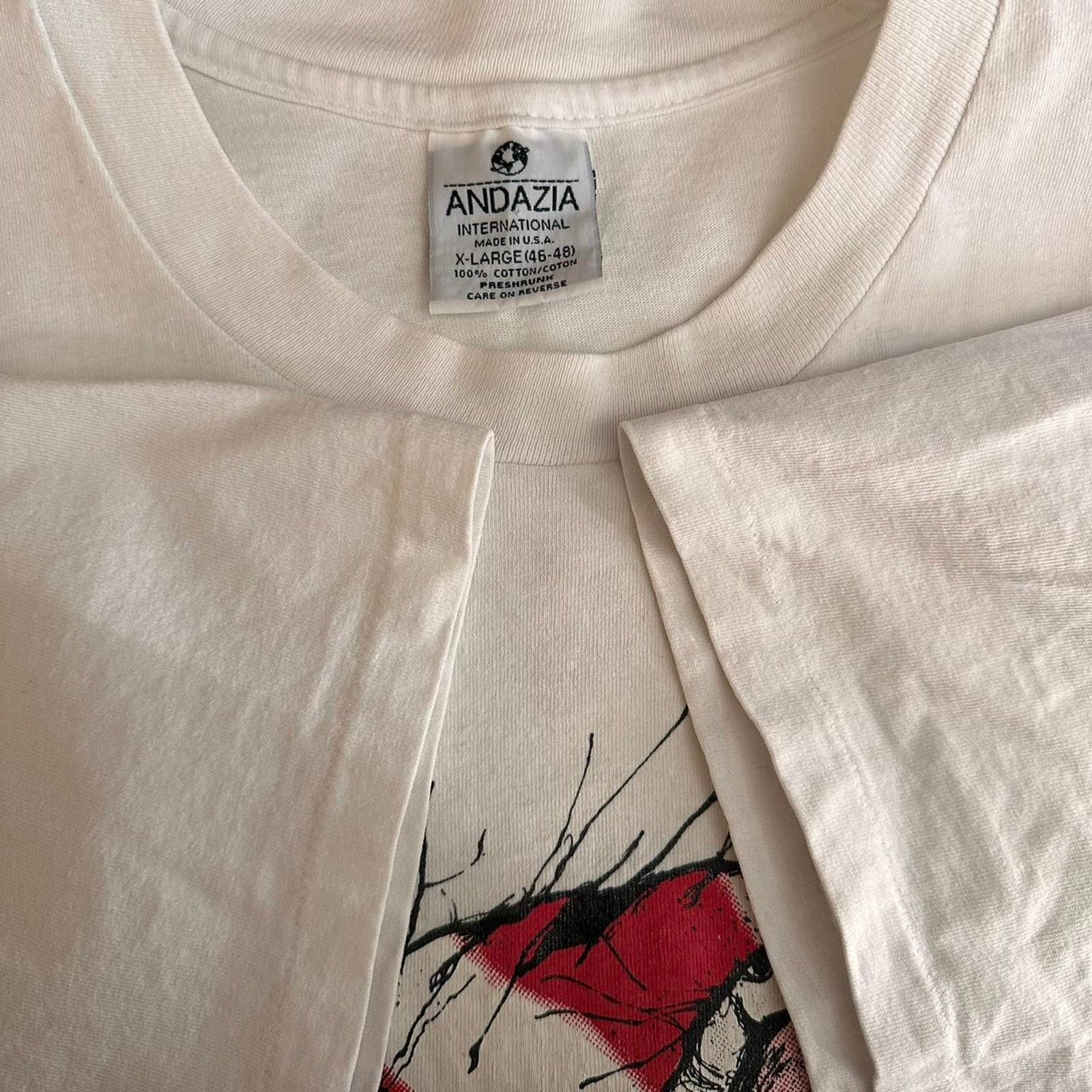 Disney × Vintage Vintage Alice in Wonderland Cheshire Cat Andazia Shirt Size US XL / EU 56 / 4 - 8 Thumbnail