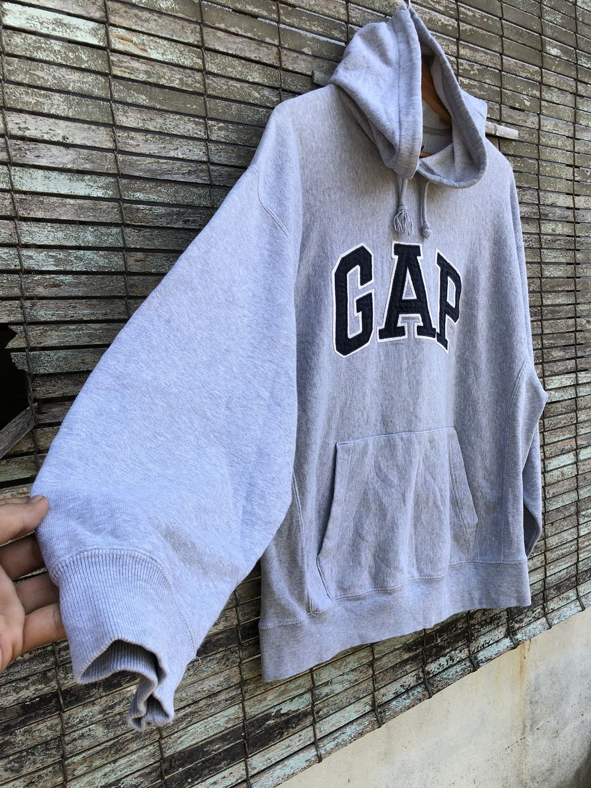 Japanese Brand GAP Gray Hoodie Yezzy Kanye West Style Size US L / EU 52-54 / 3 - 7 Thumbnail