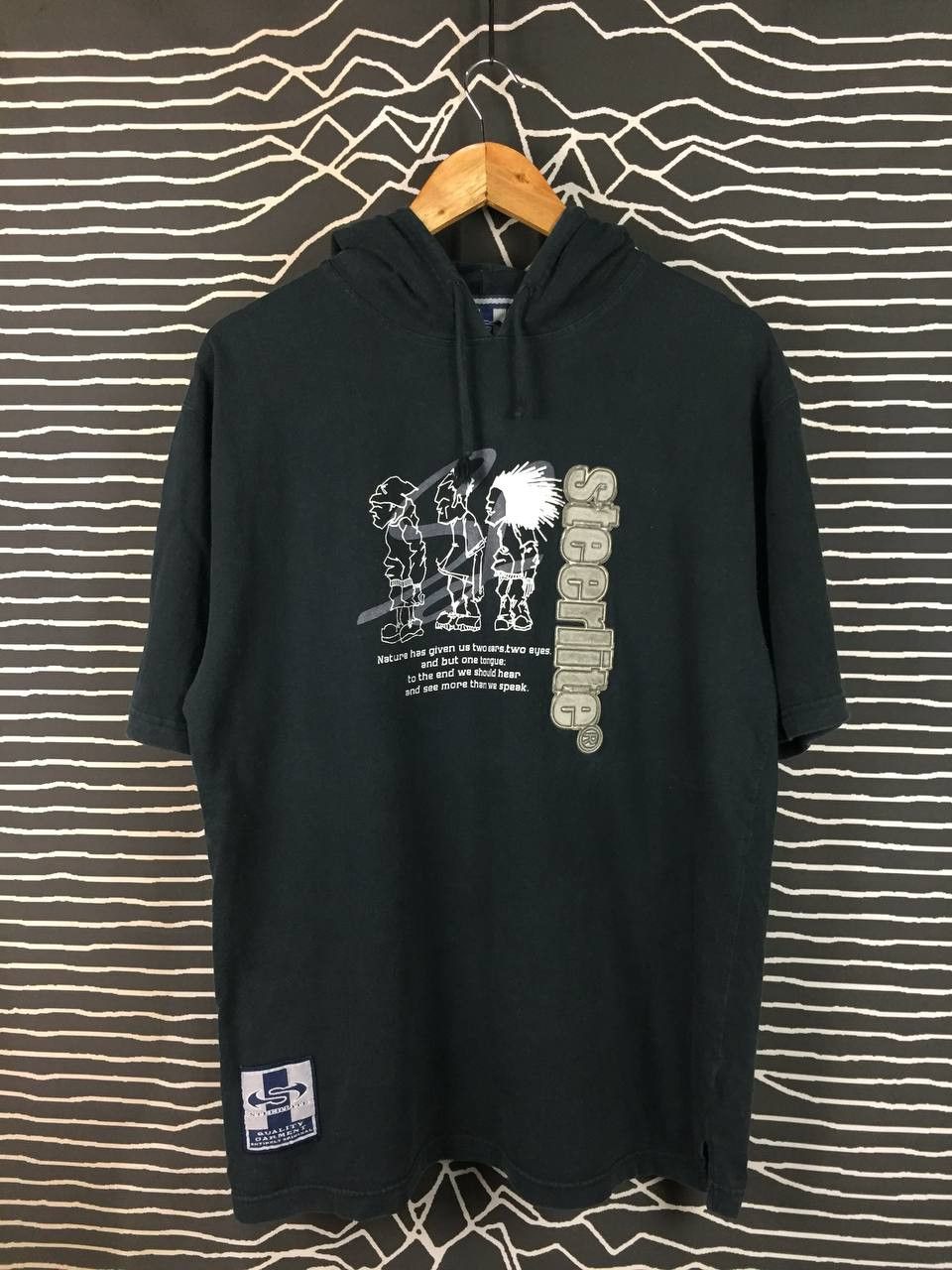 Japanese Brand Vtg Steerlite Japanese Streetwear Short Sleeve Hooded Tee Size US L / EU 52-54 / 3 - 1 Thumbnail