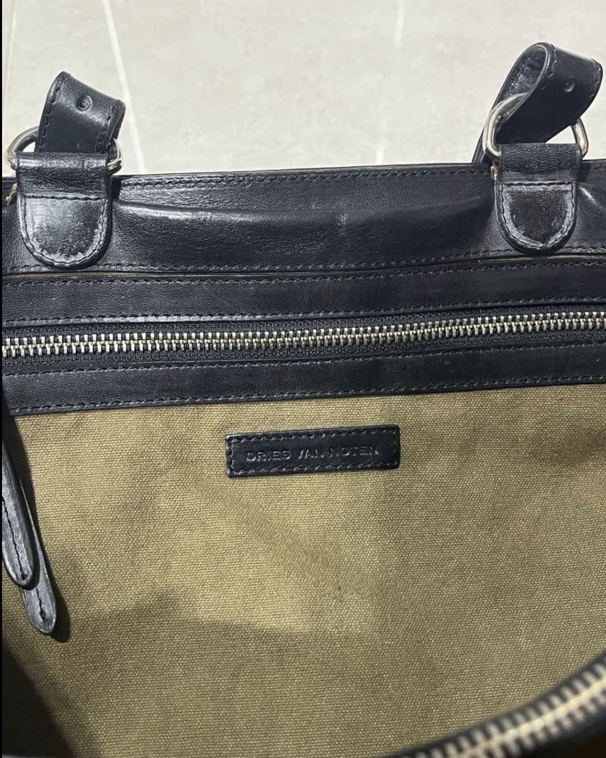 Dries Van Noten *rare* Vintage Canvas Bag Size ONE SIZE - 5 Thumbnail