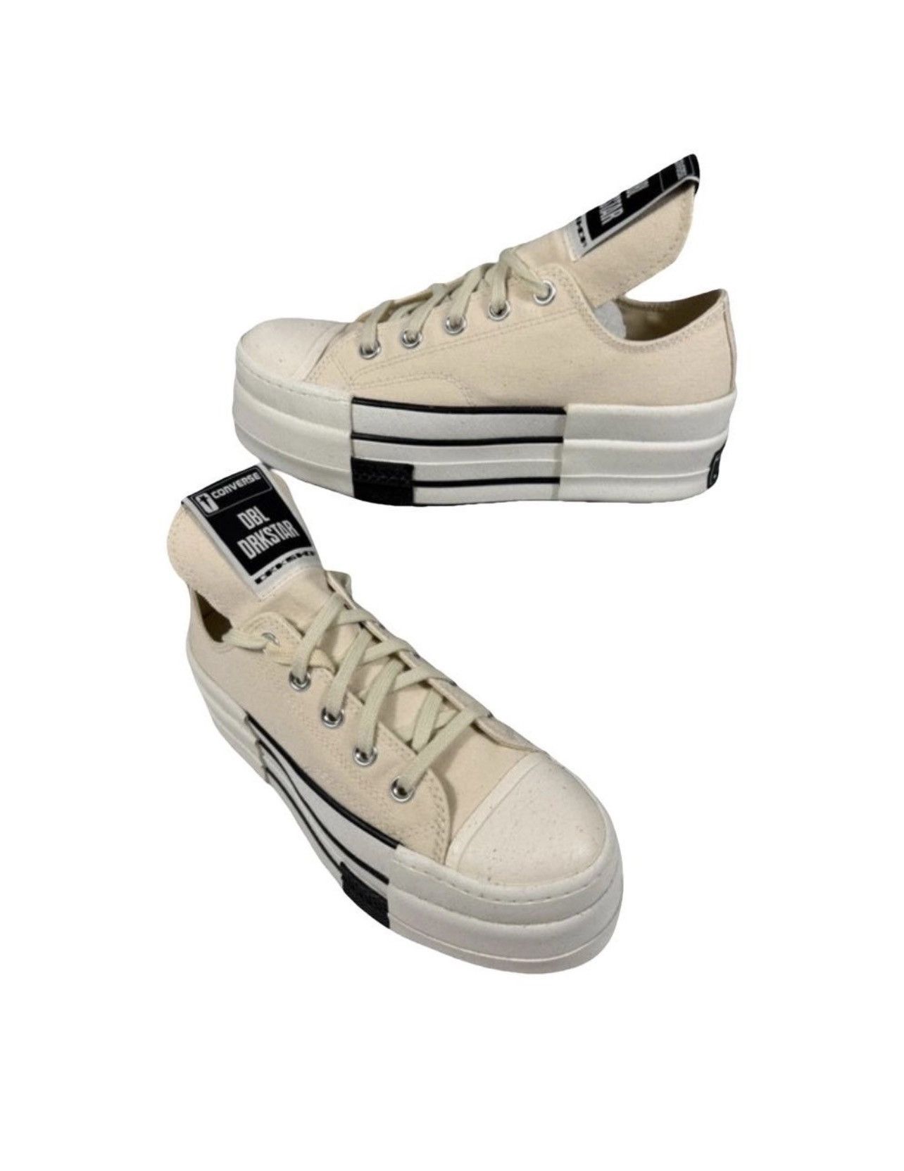 Rick Owens Rick Owens x Converse DRKSHDW DBL DRKSTAR US Size 6/EU 39 Size US 6 / EU 39 - 3 Thumbnail